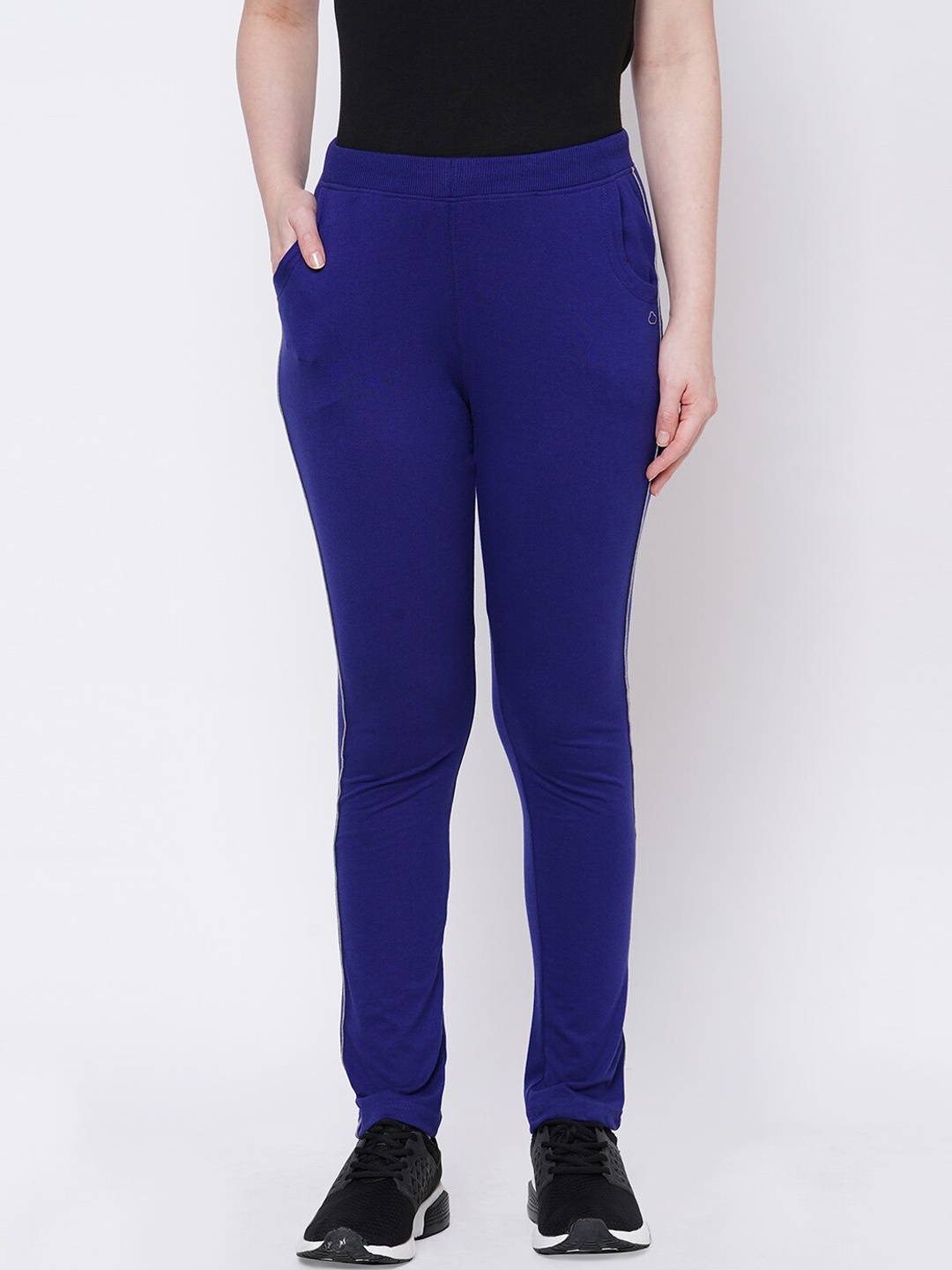 

Sweet Dreams Women Cotton Regular Fit Track Pants, Navy blue