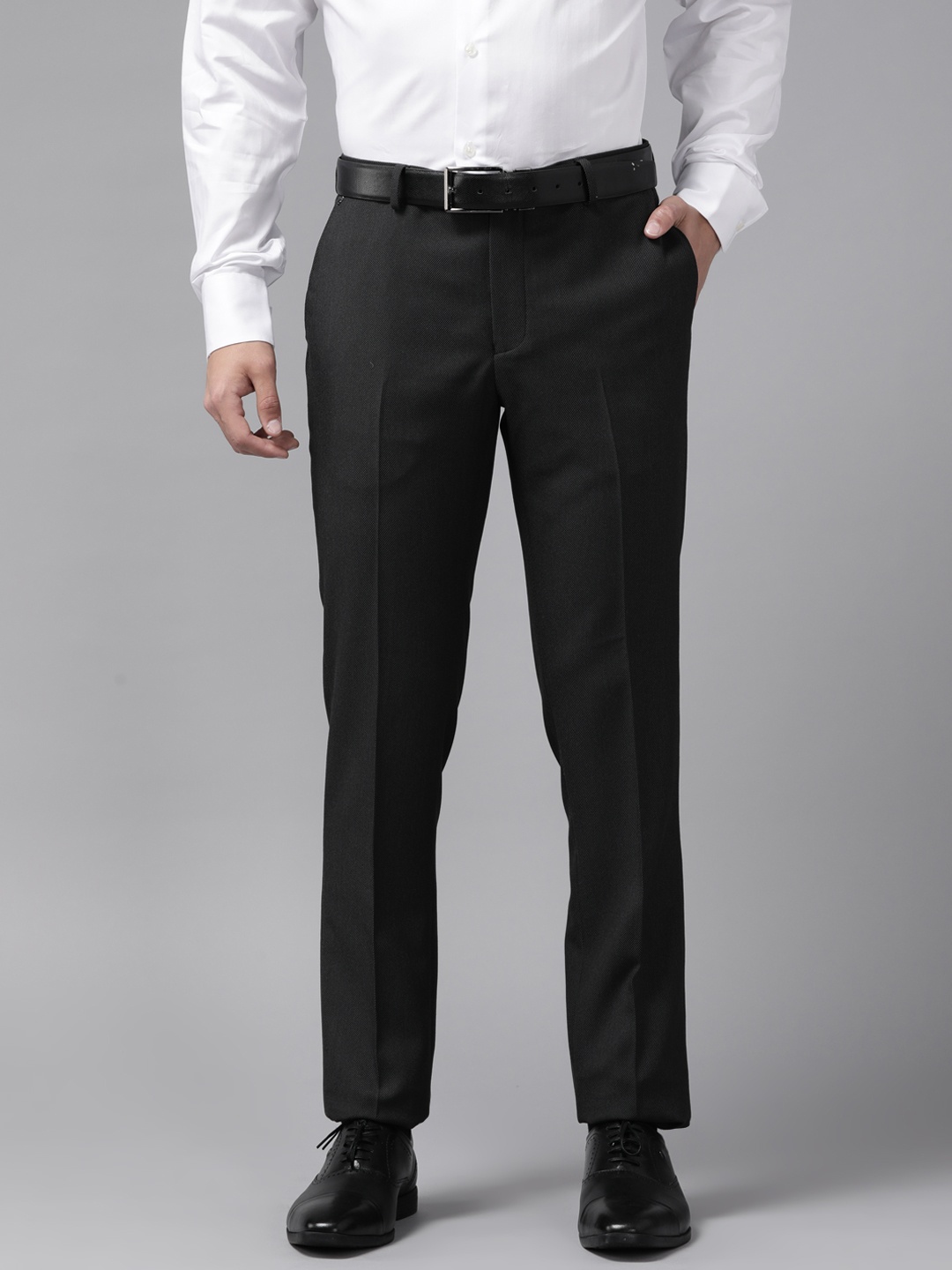 

Blackberrys Men B-91 Skinny Fit Trousers, Charcoal