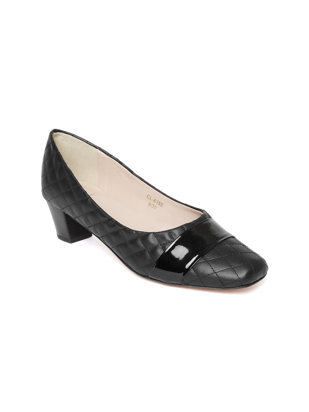 

Carlton London Women Black Quilted Pumps