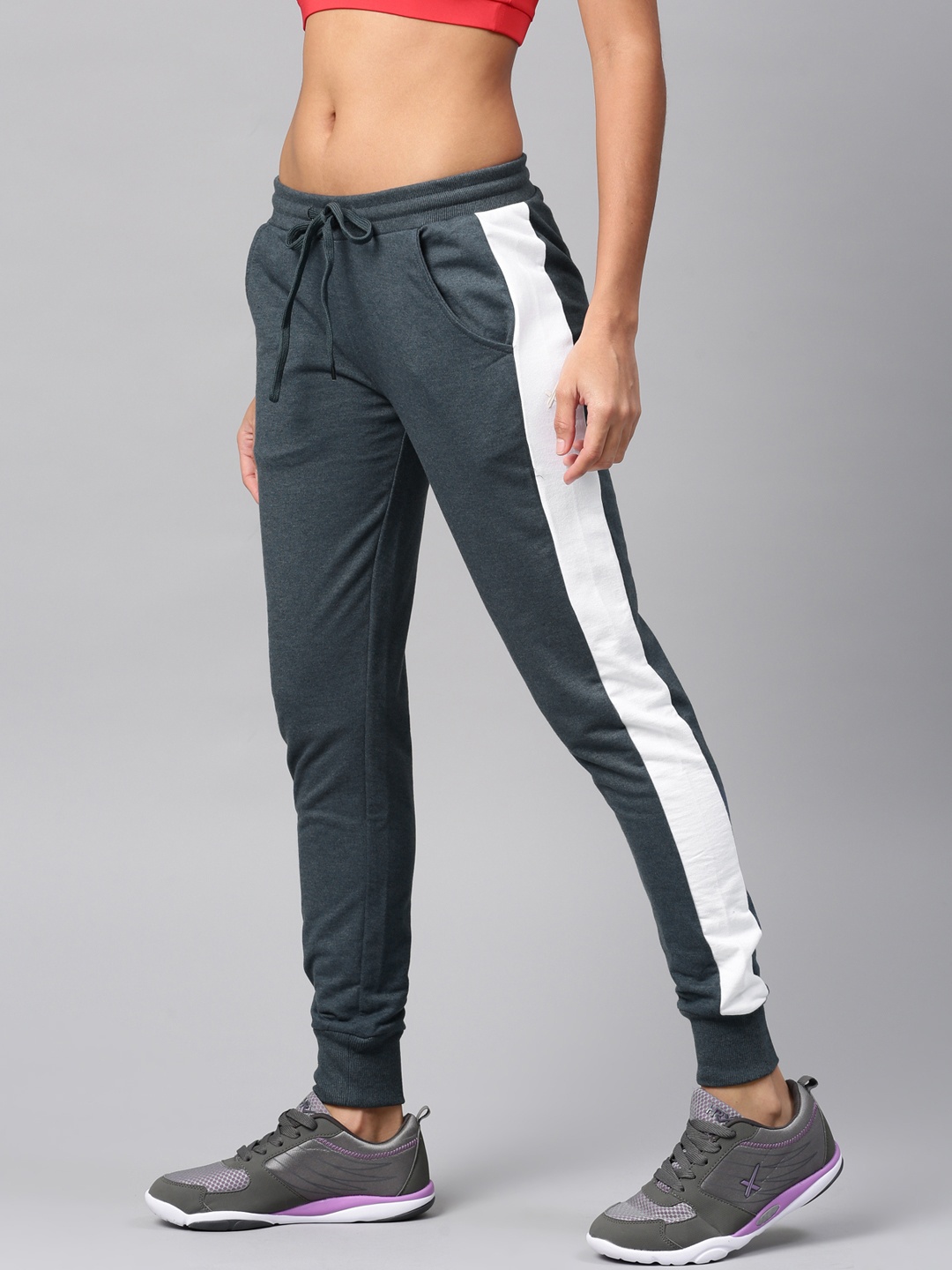 

HRX by Hrithik Roshan Women Blue Skinny Fit Joggers