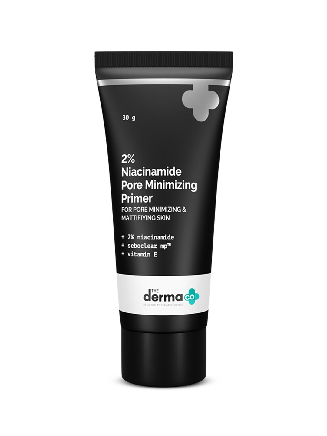 

The Derma co. 2% Niacinamide Pore Minimizing Mattifying Primer with Vitamin E 30 g, Black