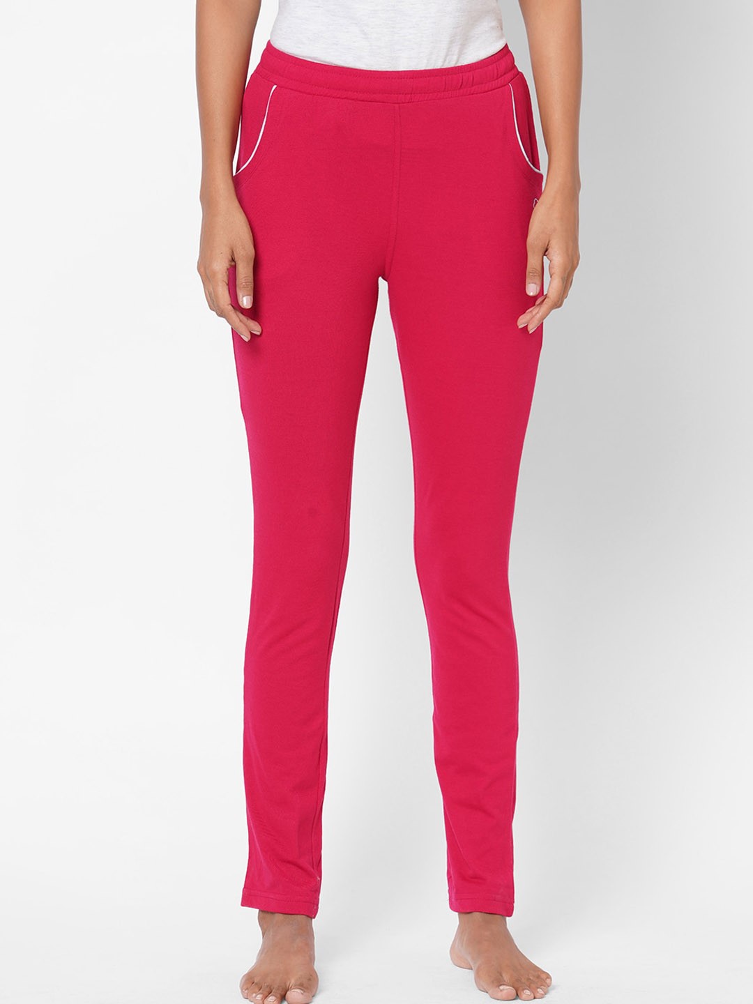 

Sweet Dreams Women Cotton Lounge Pants, Pink