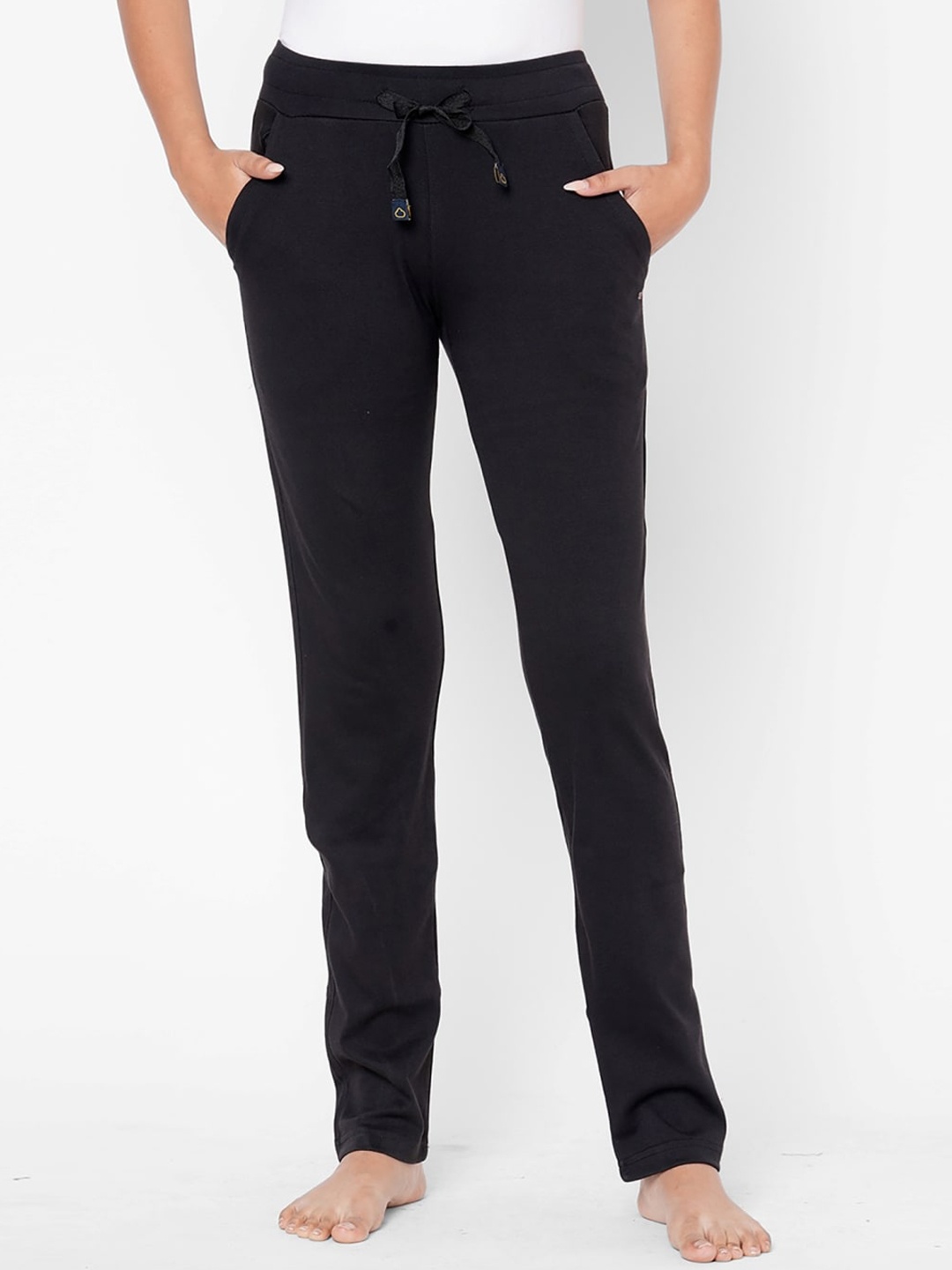 

Sweet Dreams Women Cotton Lounge Pants, Black