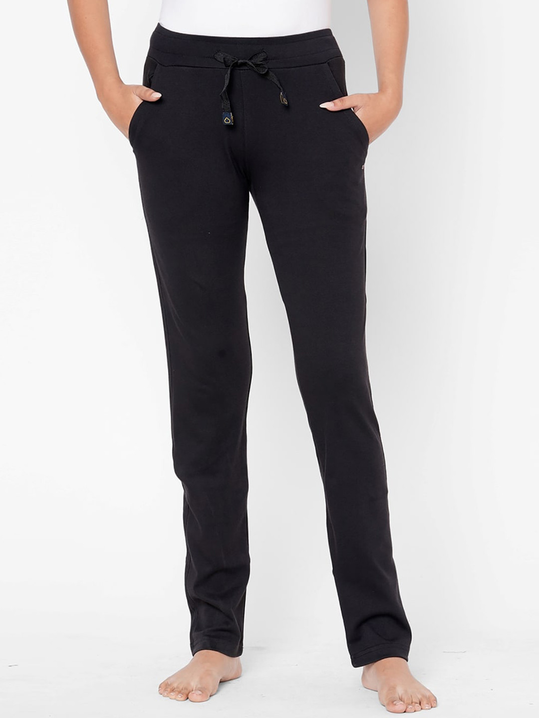 

Sweet Dreams Women Plus Size Cotton Lounge Pants, Black