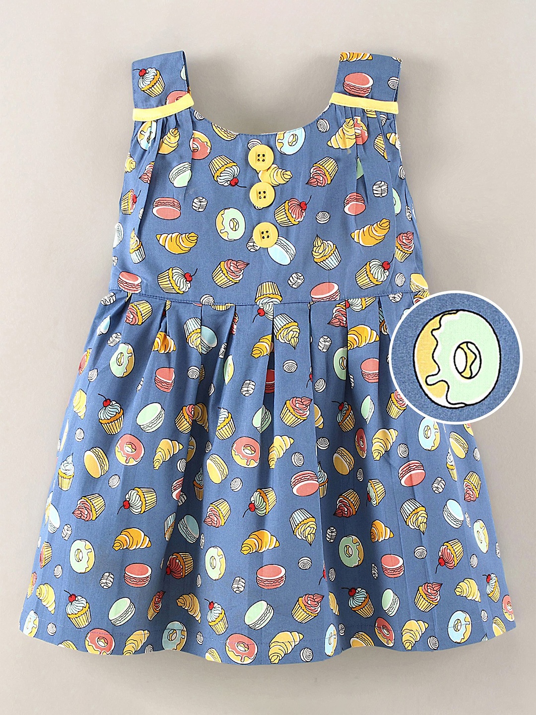 

Enfance Peplum Dress, Blue