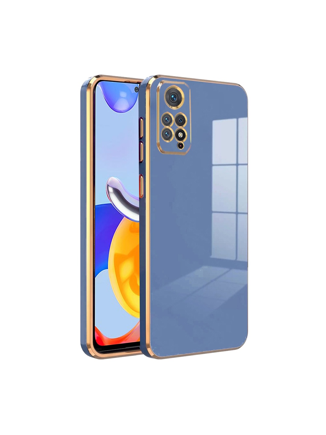 

Karwan 6D Redmi Note 11S Silicon Back Case, Blue