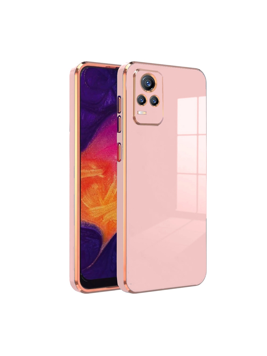 

Karwan Design Vivo V20 4G 6D Phone Back Case, Pink