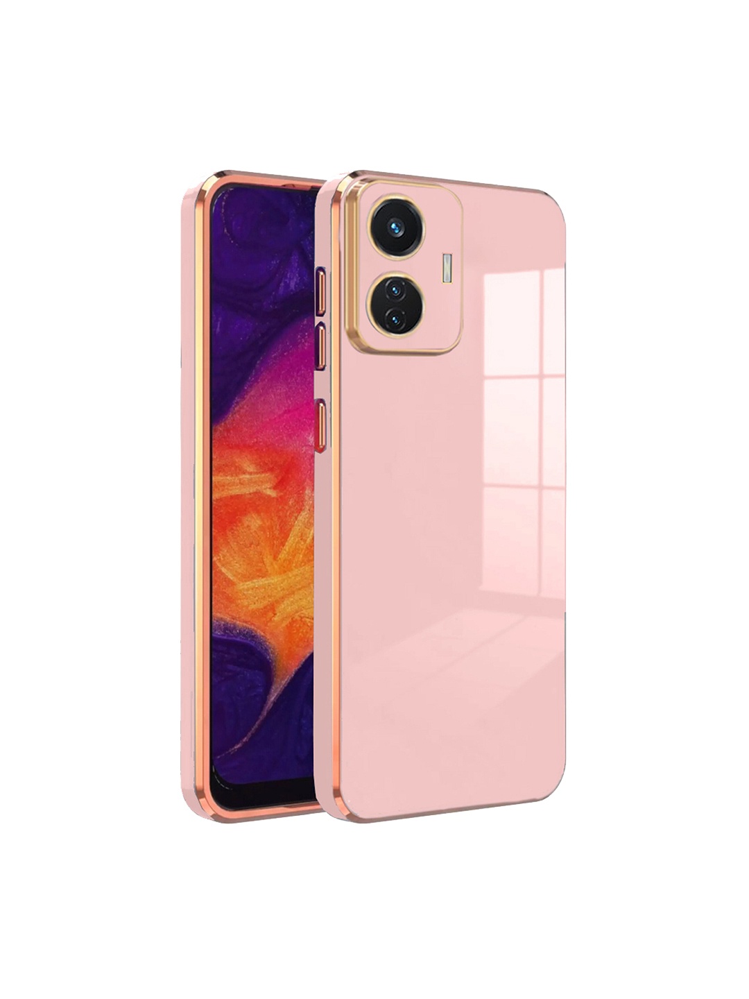 

Karwan Design Vivo S15E 6D Phone Back Case, Pink