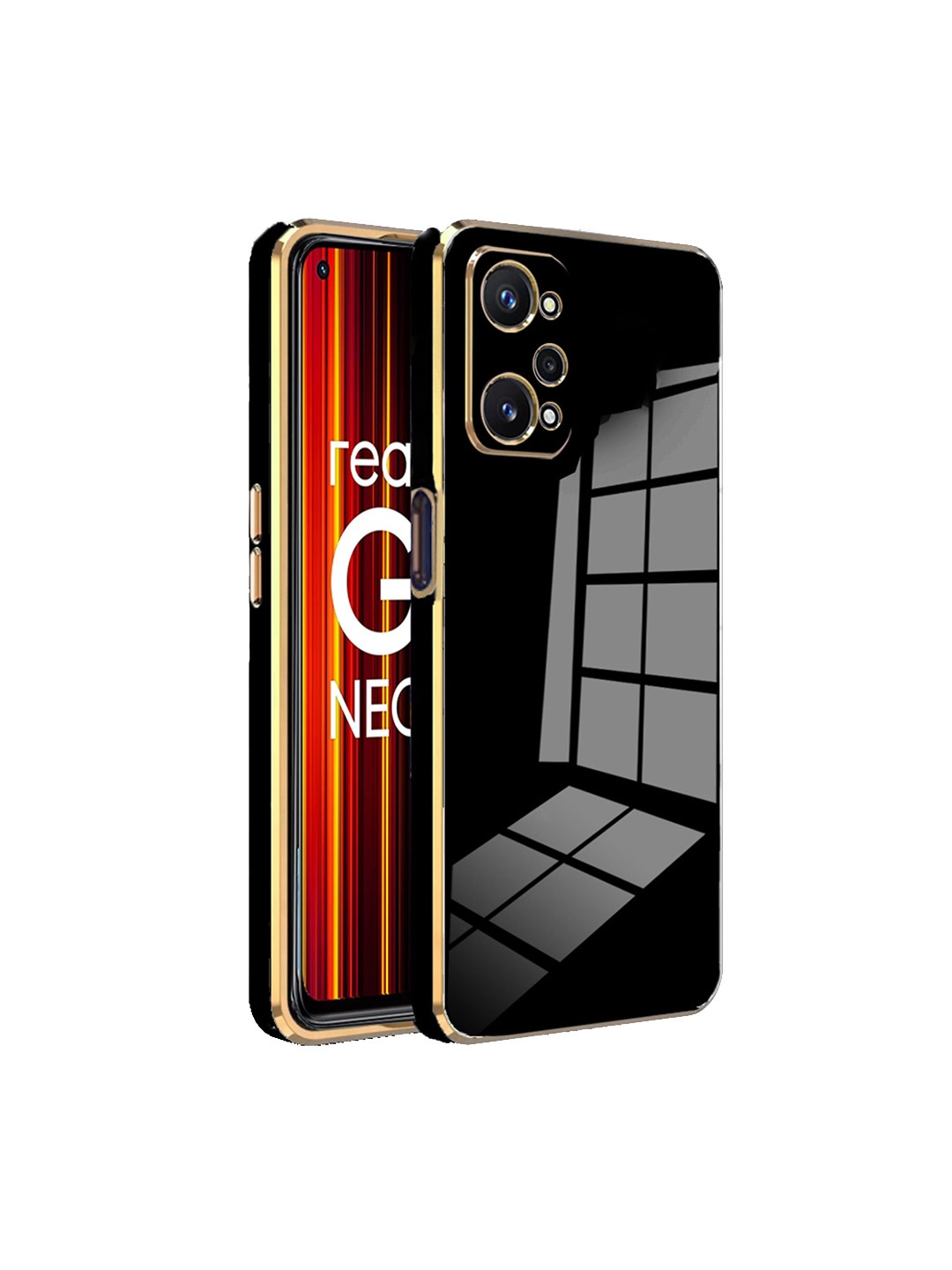 

Karwan Realme GT NEO 3T Mobile Back Cover, Black