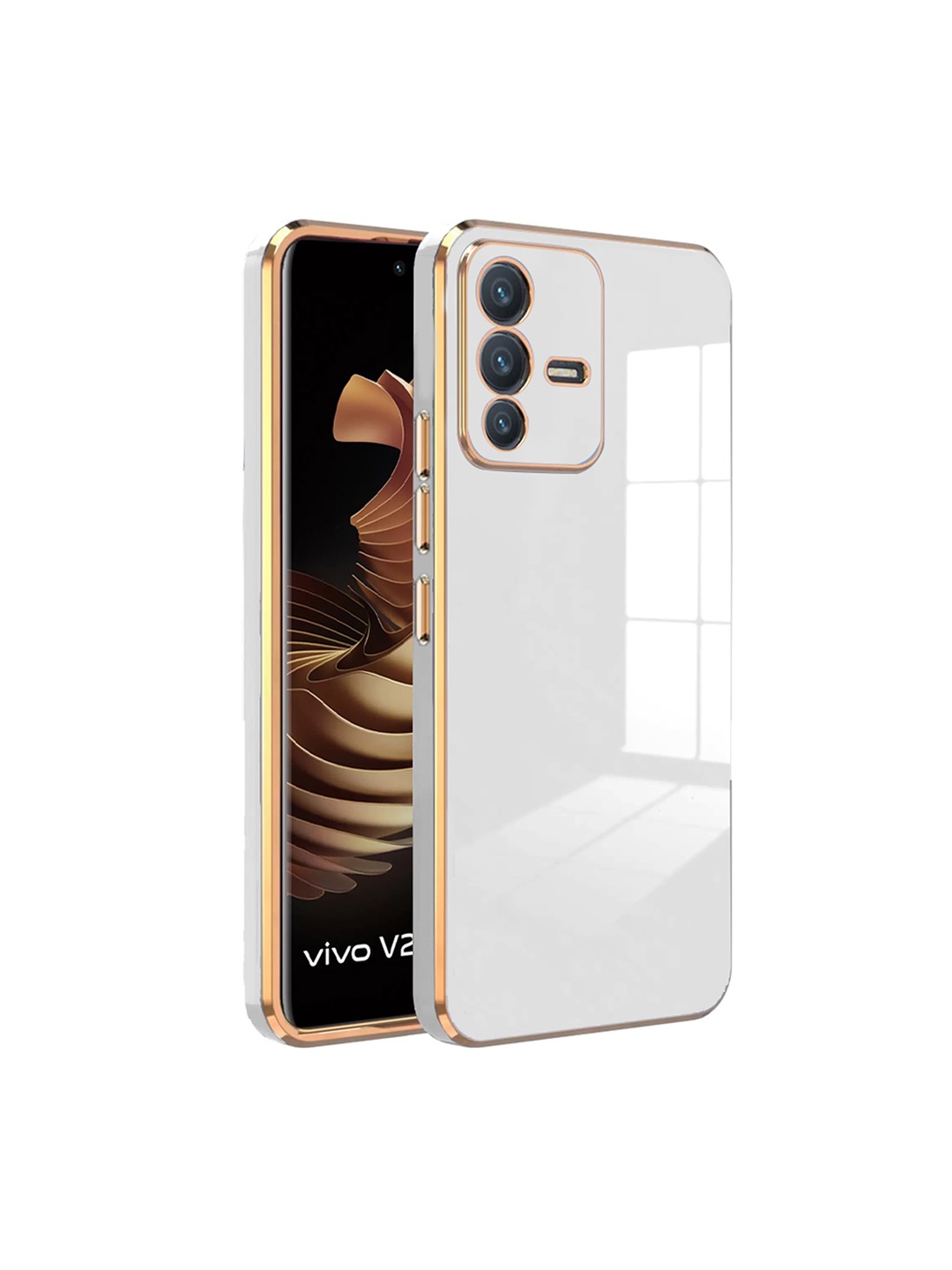 

Karwan Vivo V23 Mobile Back Cover, White