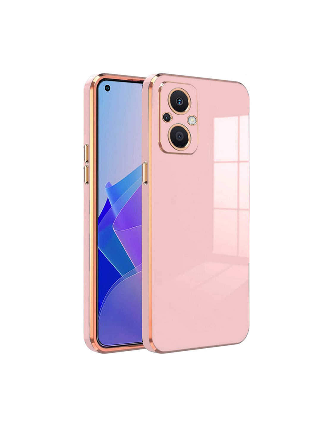 

Karwan 6D Oppo F21PRO 5G Silicon Back Case, Pink