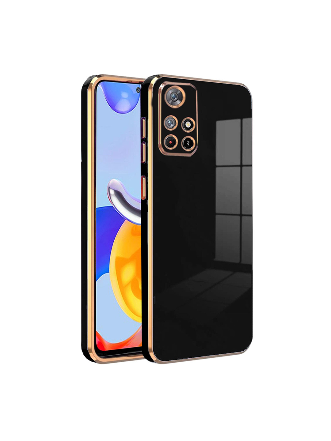 

Karwan Redmi Note 11T Mobile Back Cover, Black