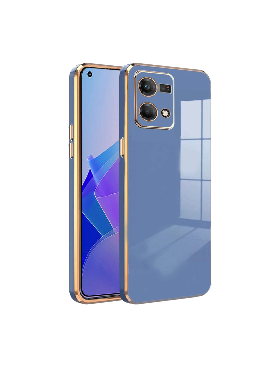 

Karwan Oppo F21 Pro 4G Mobile Back Cover, Blue