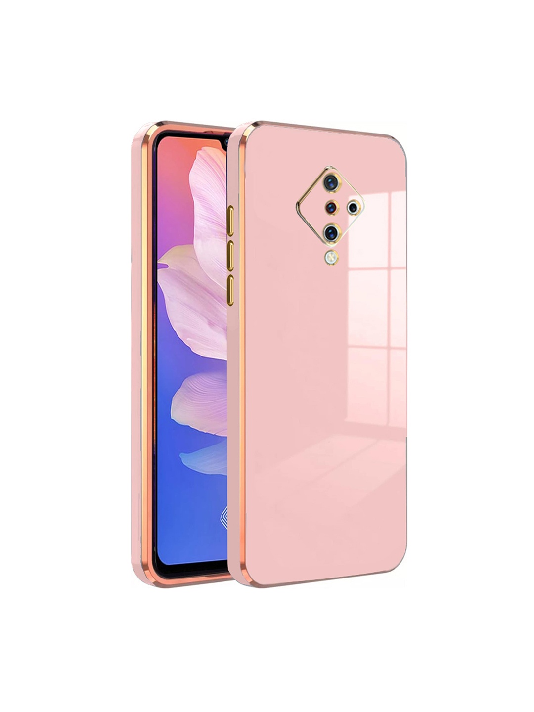 

Karwan Vivo Y9S Mobile Back Cover, Pink