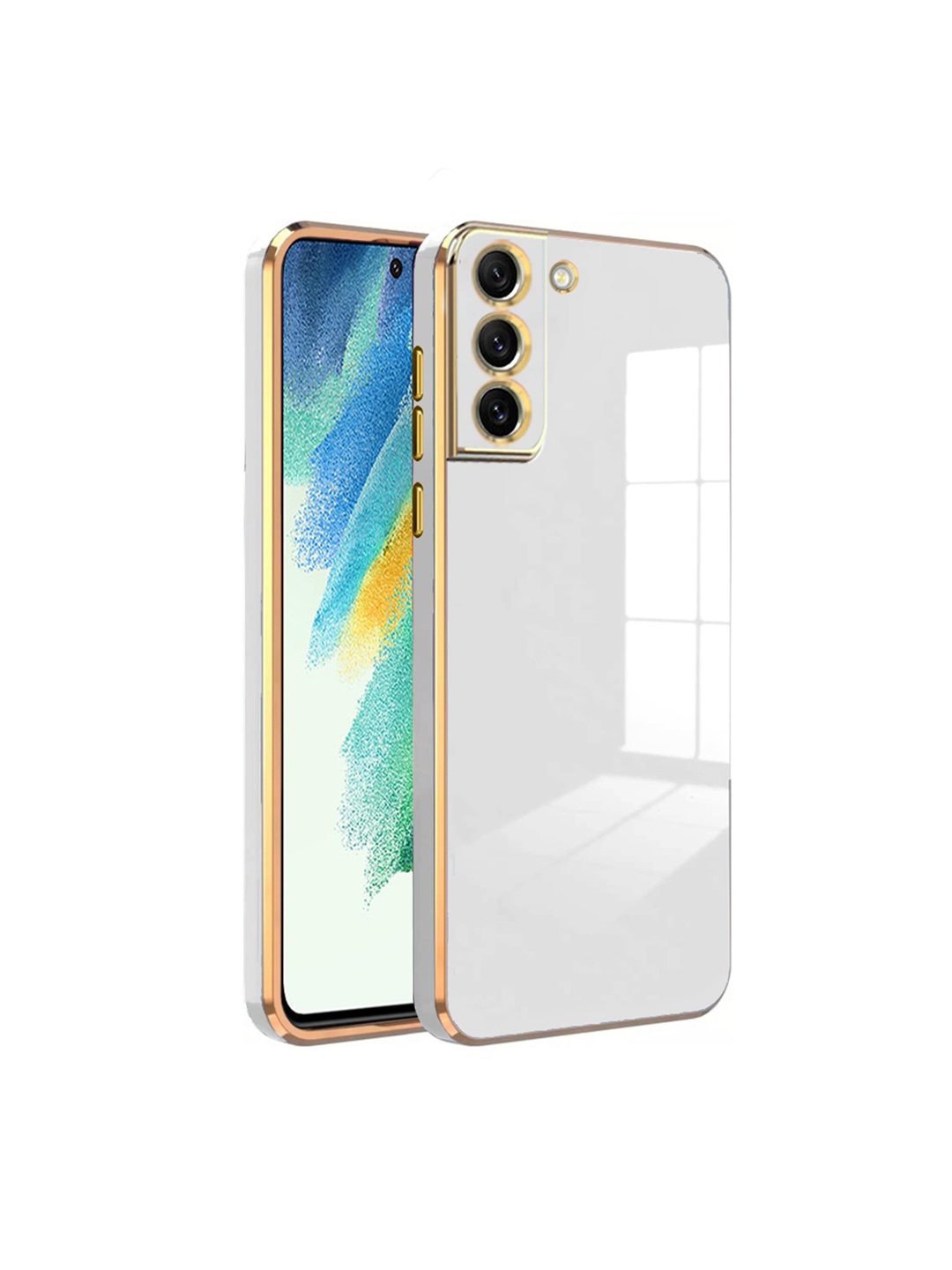 

Karwan Samsung Galaxy S21FE Mobile Back Cover, White