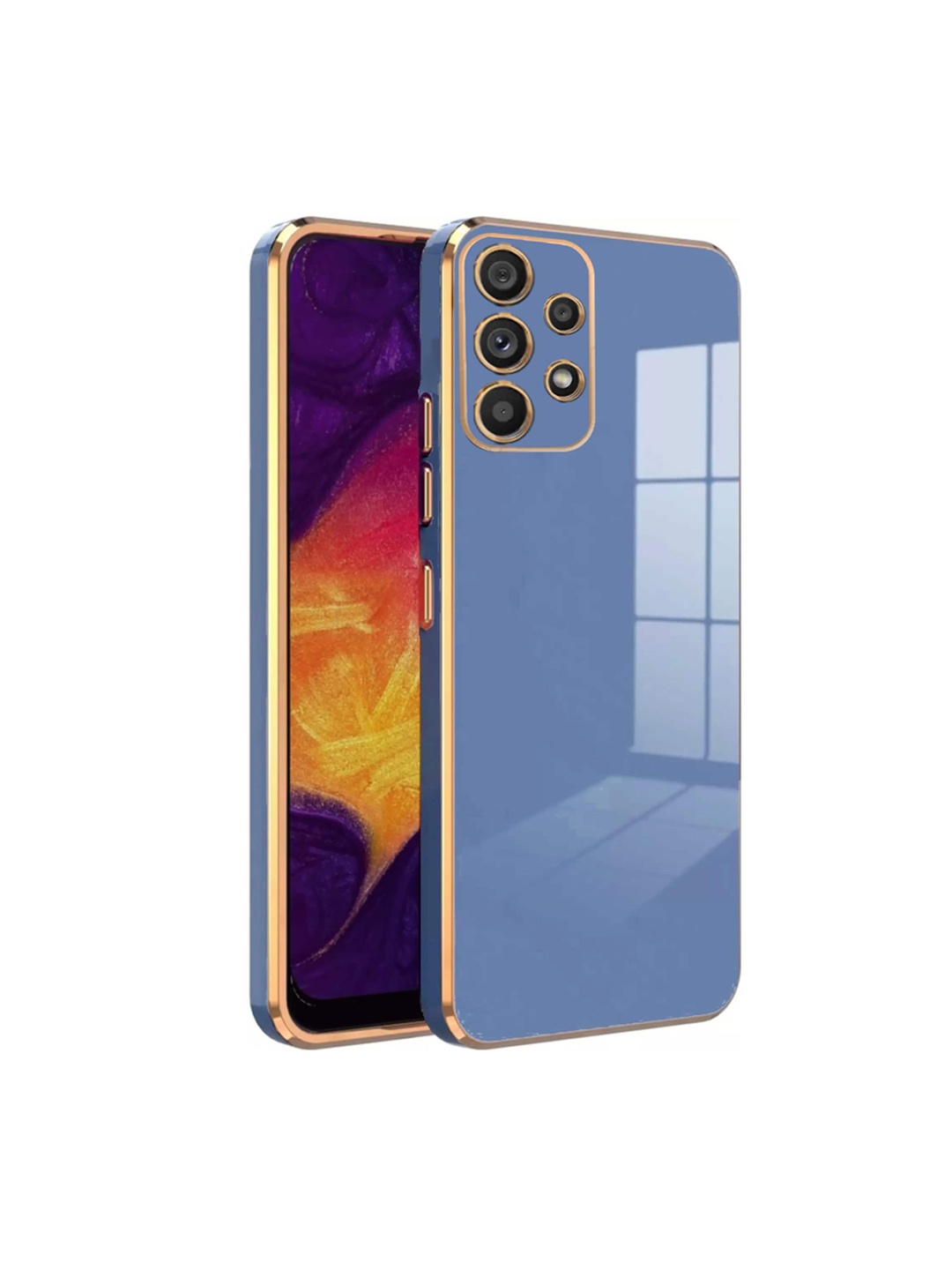 

Karwan Samsung A73 5G Mobile Back Cover, Blue