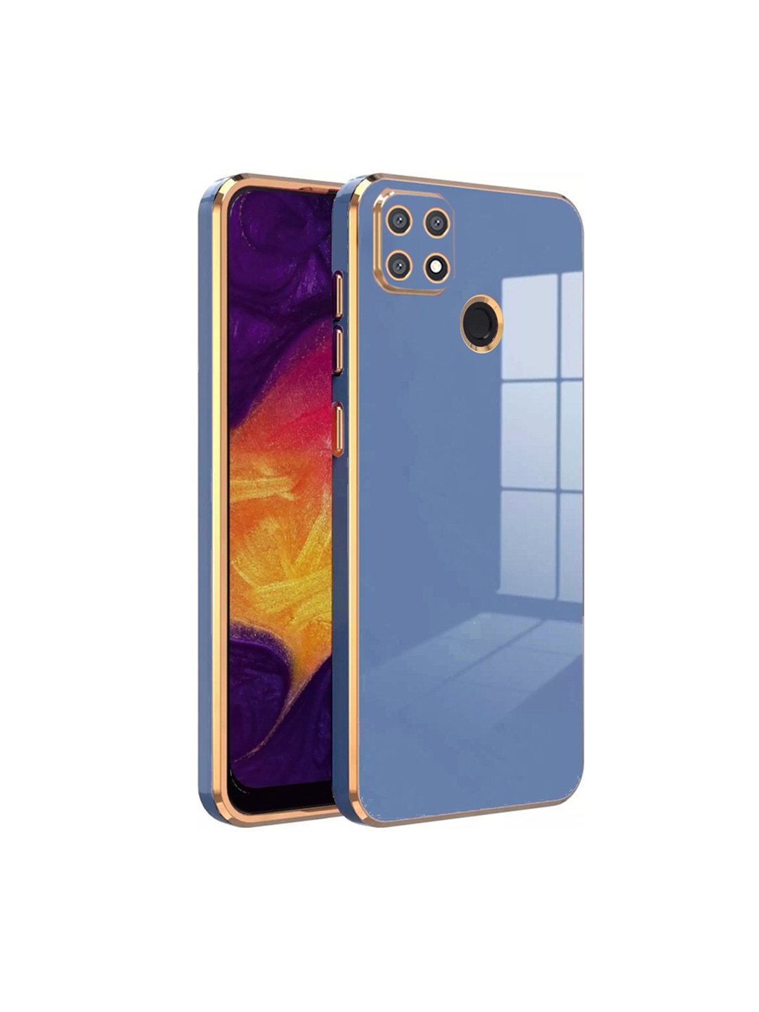

Karwan Oppo A15 Mobile Back Cover, Blue