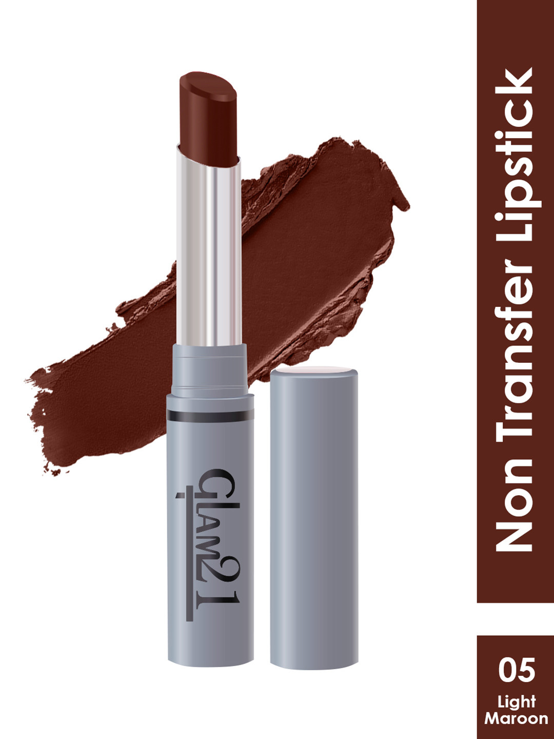 GLAM21 Non-Transfer Creamy Matte Lipstick 2g - Light Maroon 05