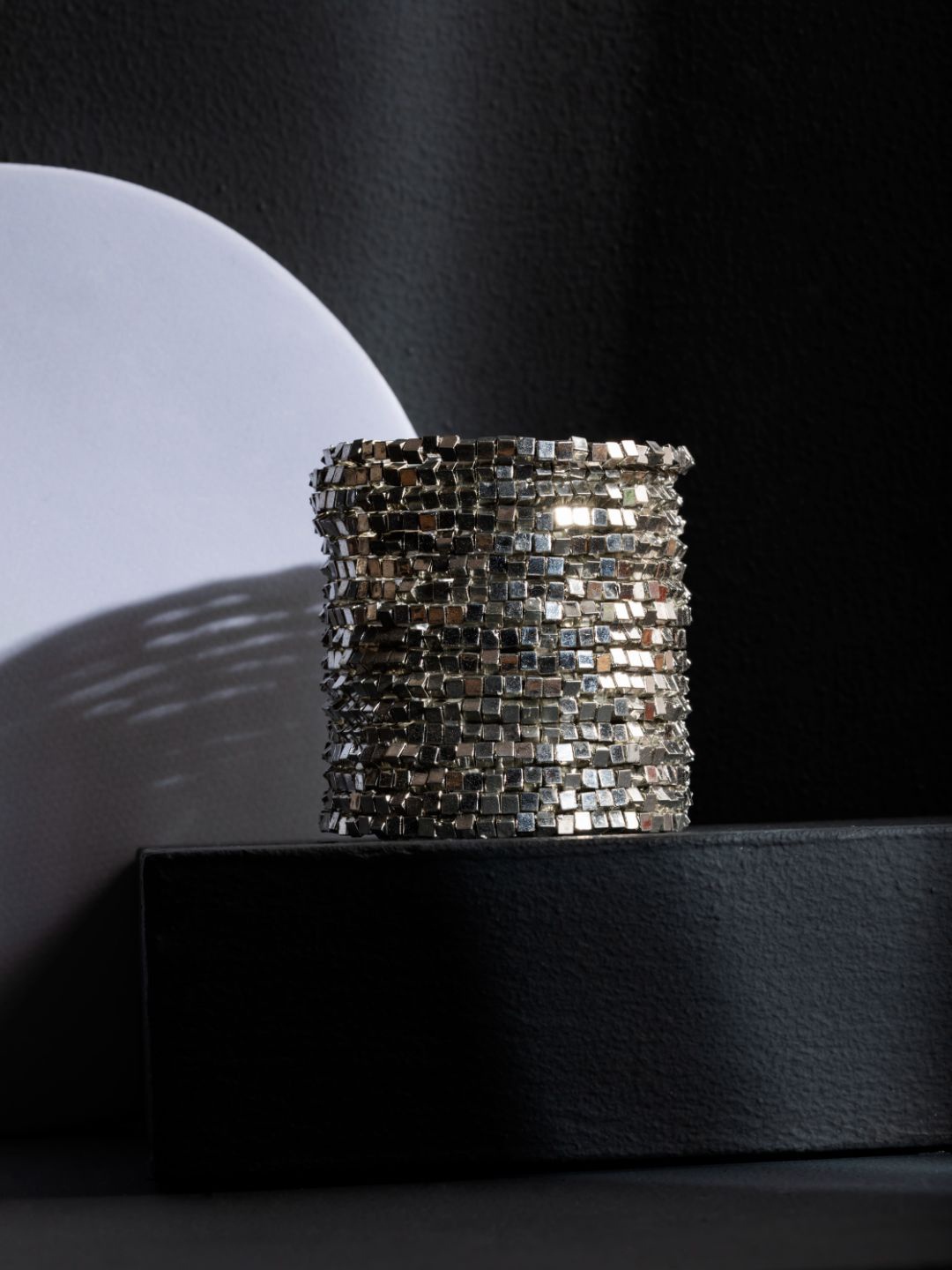 

PRITA BY PRIYAASI Women Silver-Plated Bangle-Style Bracelet