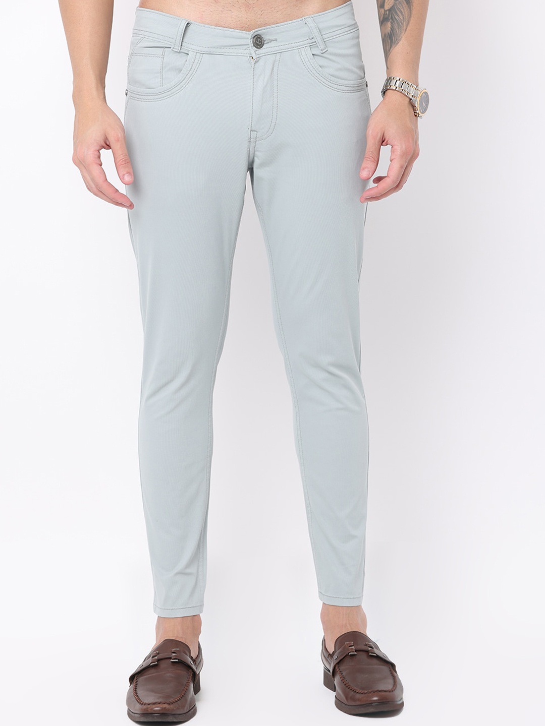 

Jean Cafe Men Jean Mid-Rise Skinny Fit Jeans, Green