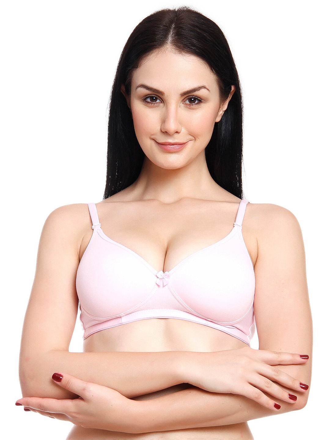 

Innocence Heavily Padded Non-Wired Cotton Bra, Pink
