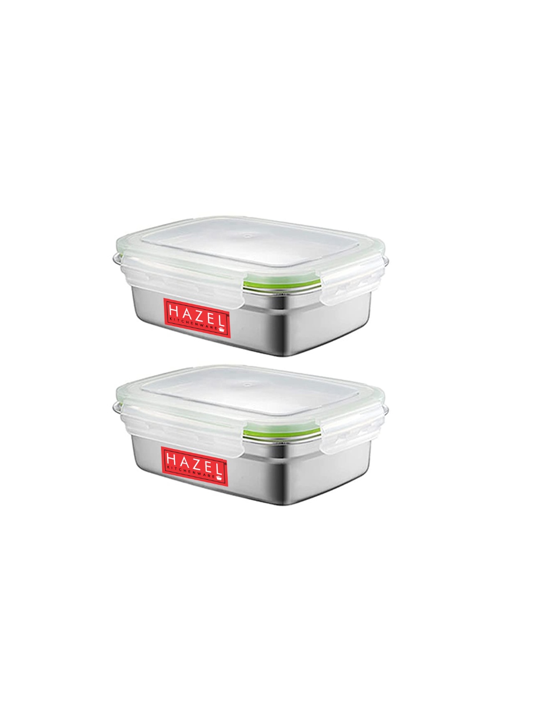 

HAZEL Stainless Steel Airtight Container With Lid 350ml, Green