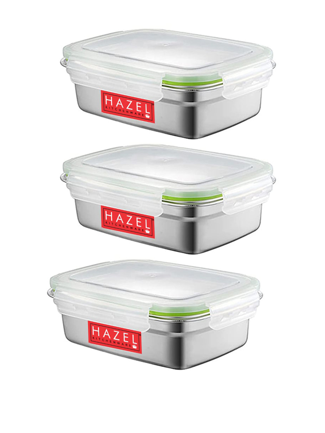 

HAZEL Stainless Steel Airtight Container With Lid 550 ml