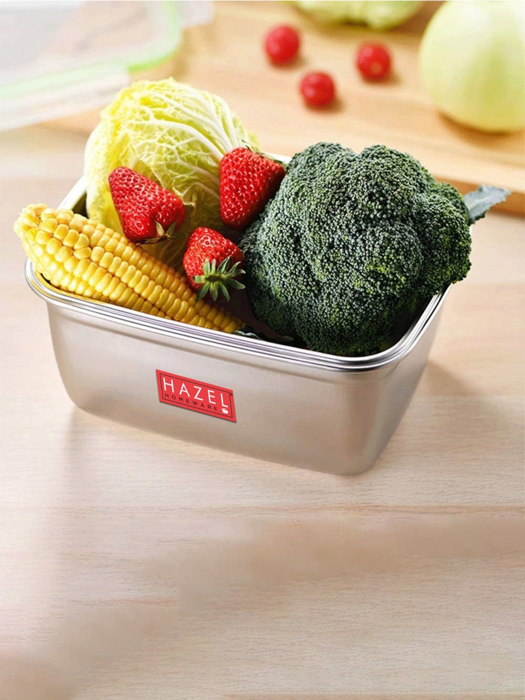 

HAZEL Stainless Steel Airtight Container With Lid 2.8 L