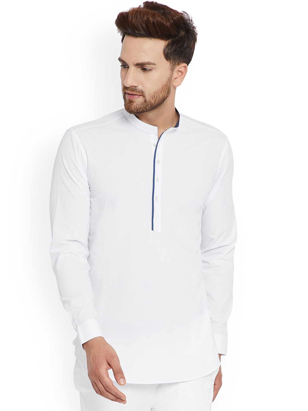 

See Designs Men Cotton Kurta, White