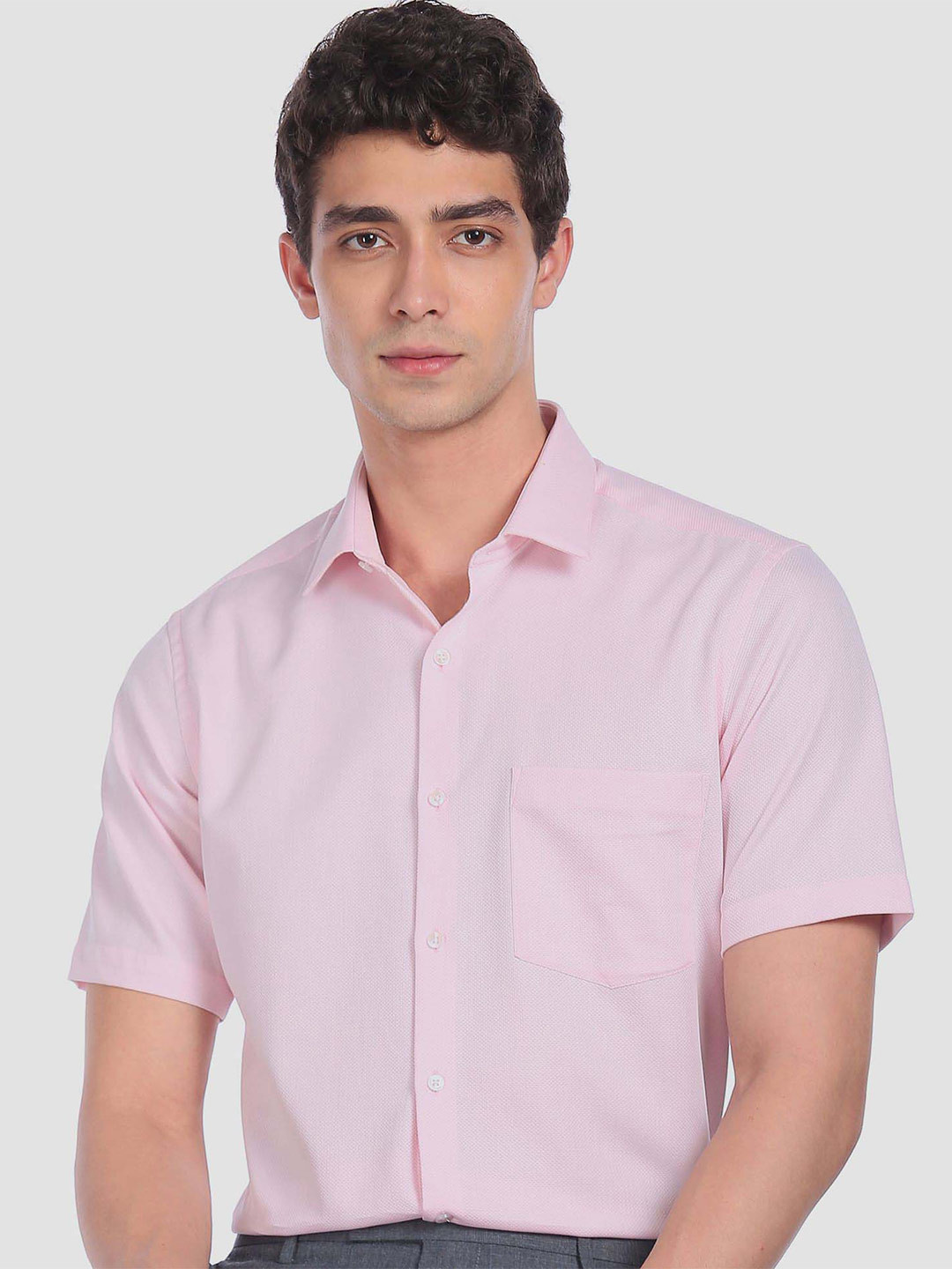 

Arrow Regular Fit Pure Cotton Formal Shirt, Pink