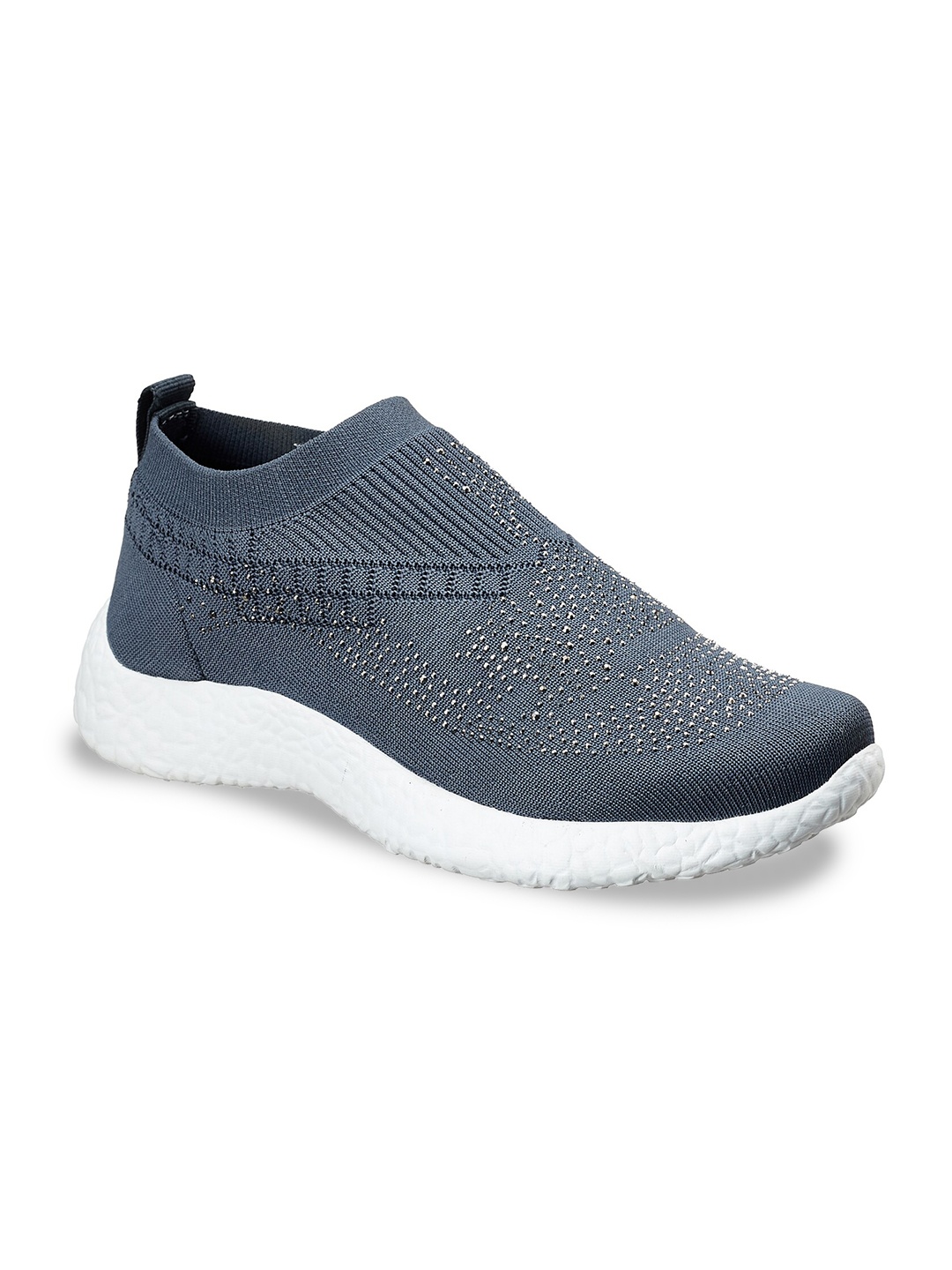 

Duke Women Slip-On Textile Walking Sports Shoes, Grey