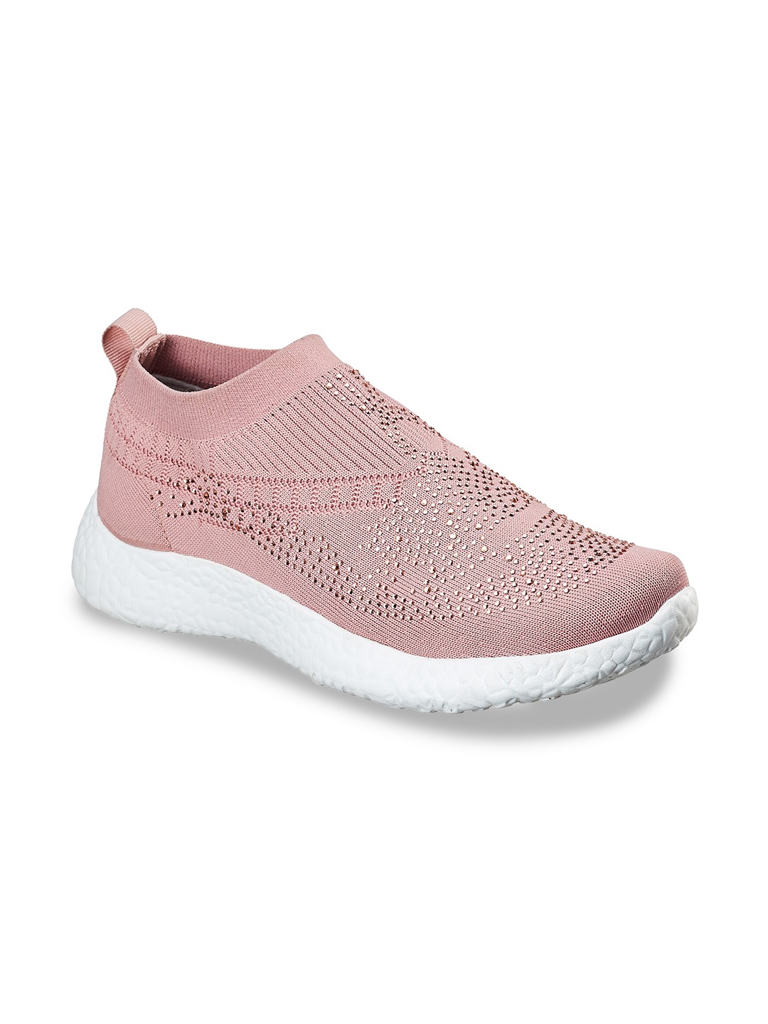 

Duke Women Textile Walking Sports Shoes, Peach