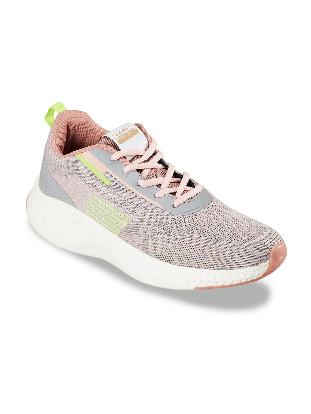 

Duke Women Lace-Ups Textile Running Sports Shoes, Pink