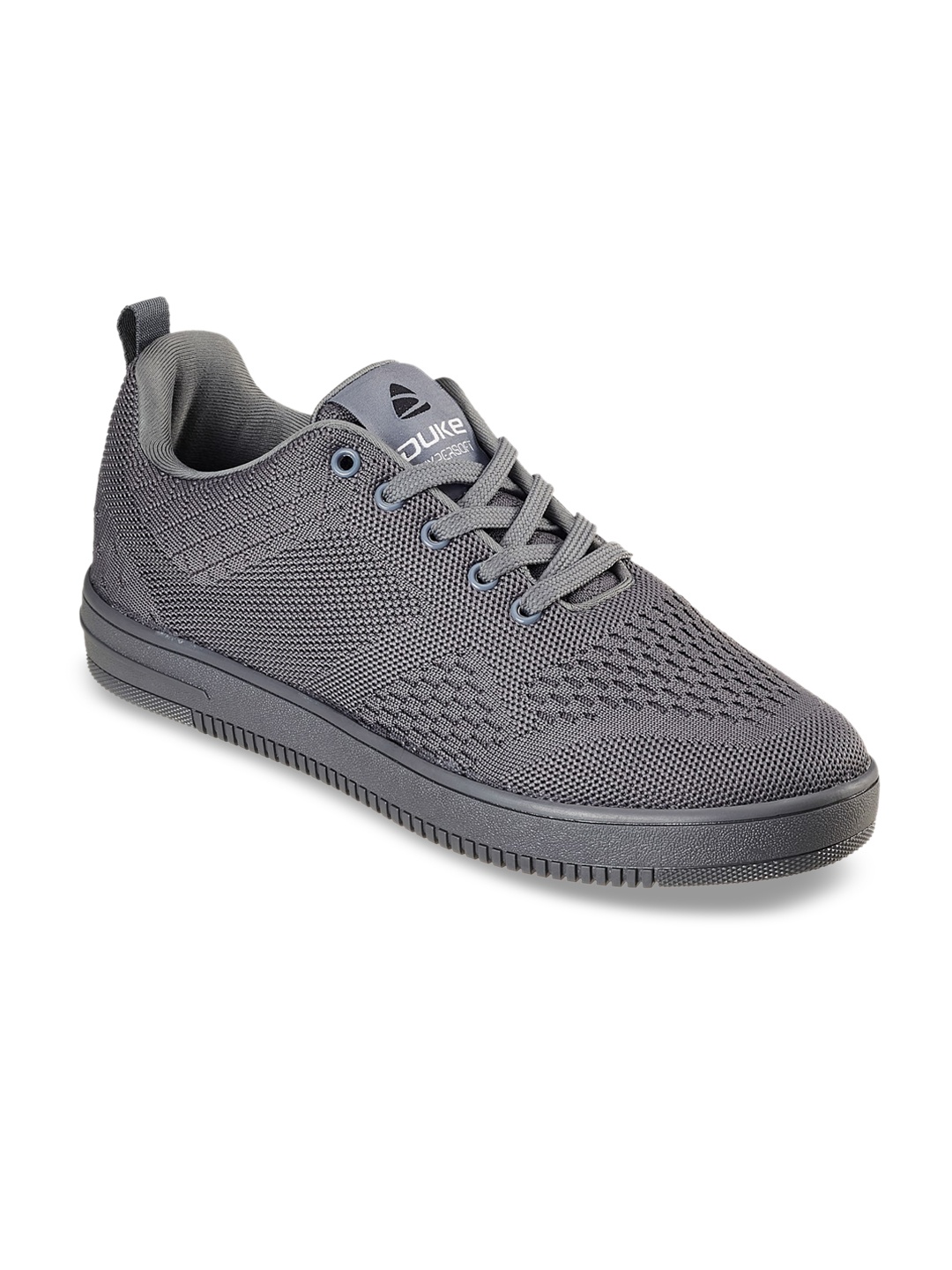

Duke Men Woven Design Sneakers, Grey