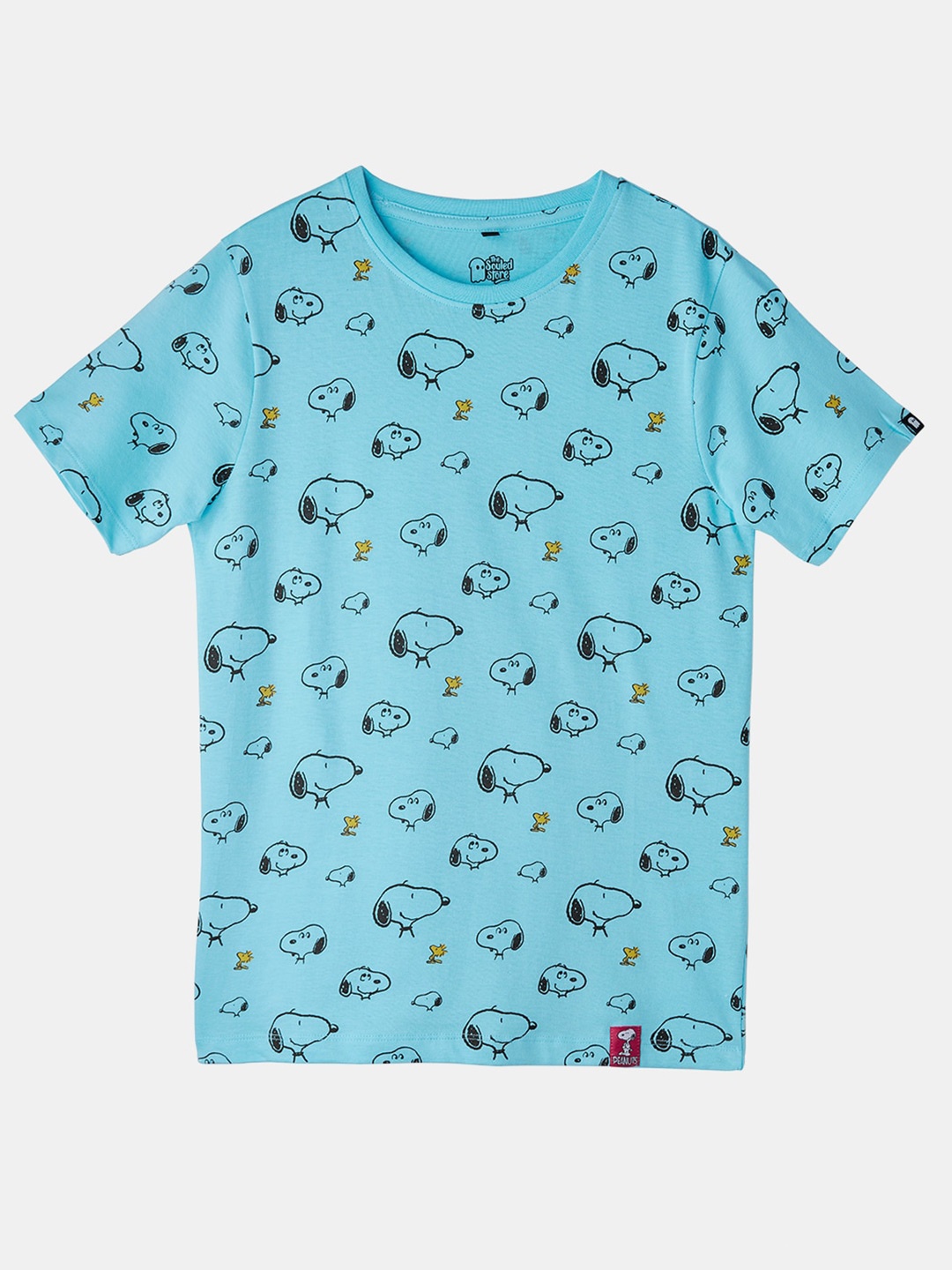 

The Souled Store Boys Snoopy Printed Pure Cotton T-shirt, Blue