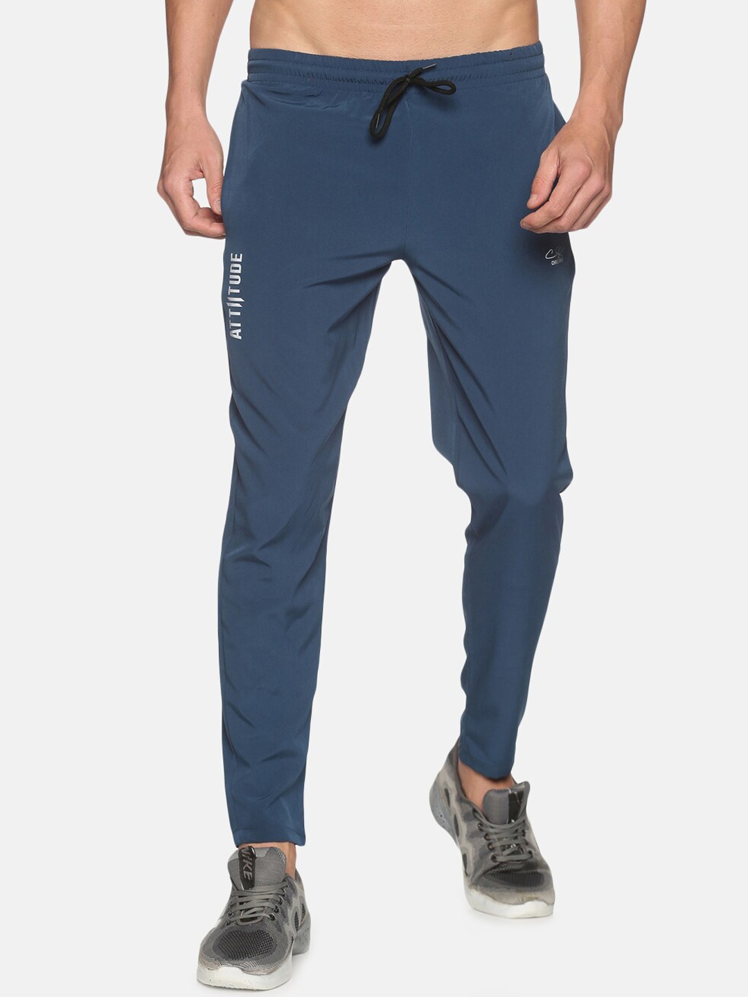 

ATTIITUDE Men Slim Fit Dry Fit Track Pants, Blue