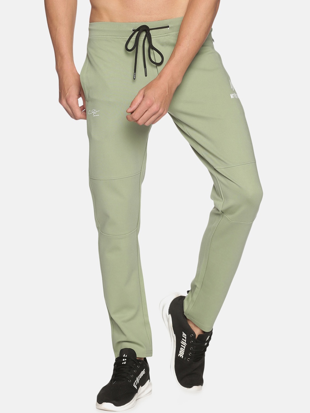 

ATTIITUDE Men Slim Fit Track Pants, Olive