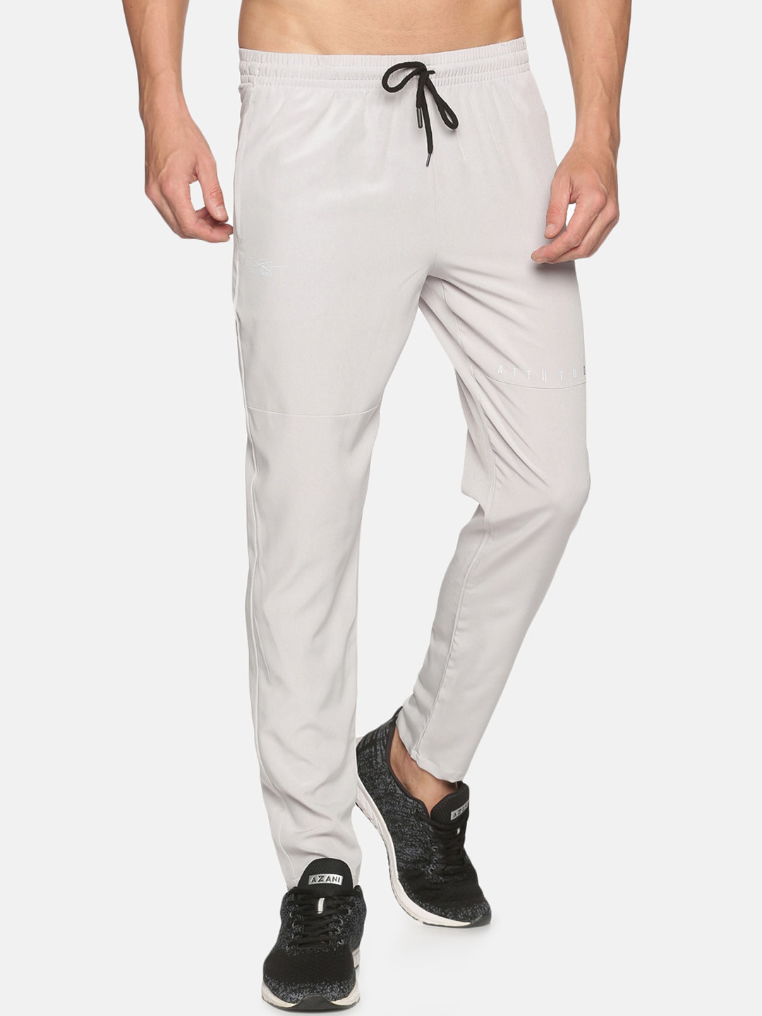 

ATTIITUDE Men Slim Fit Dry-Fit Track Pants, Grey