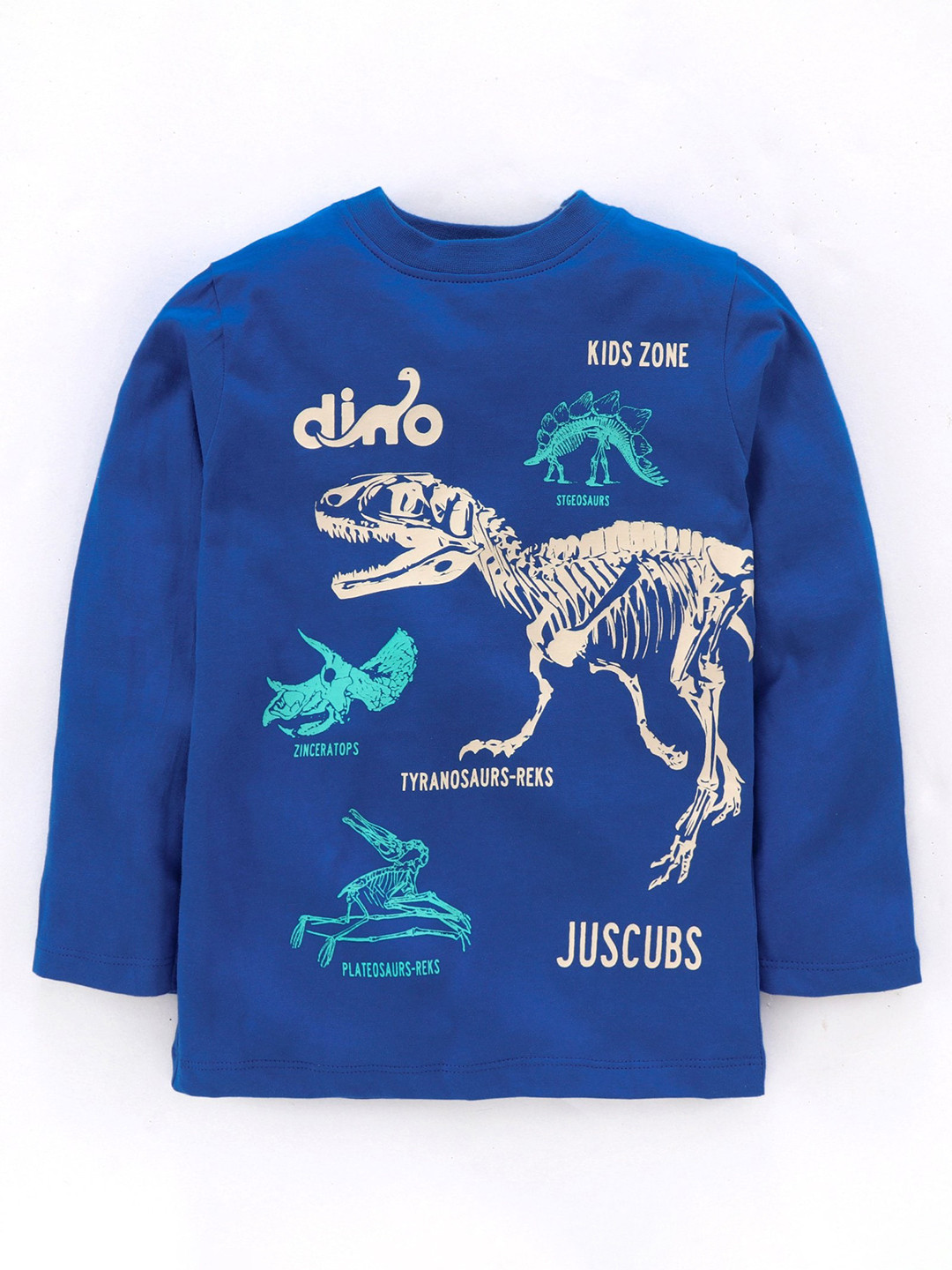 

JusCubs Boys Graphic Printed Cotton T-shirt, Blue