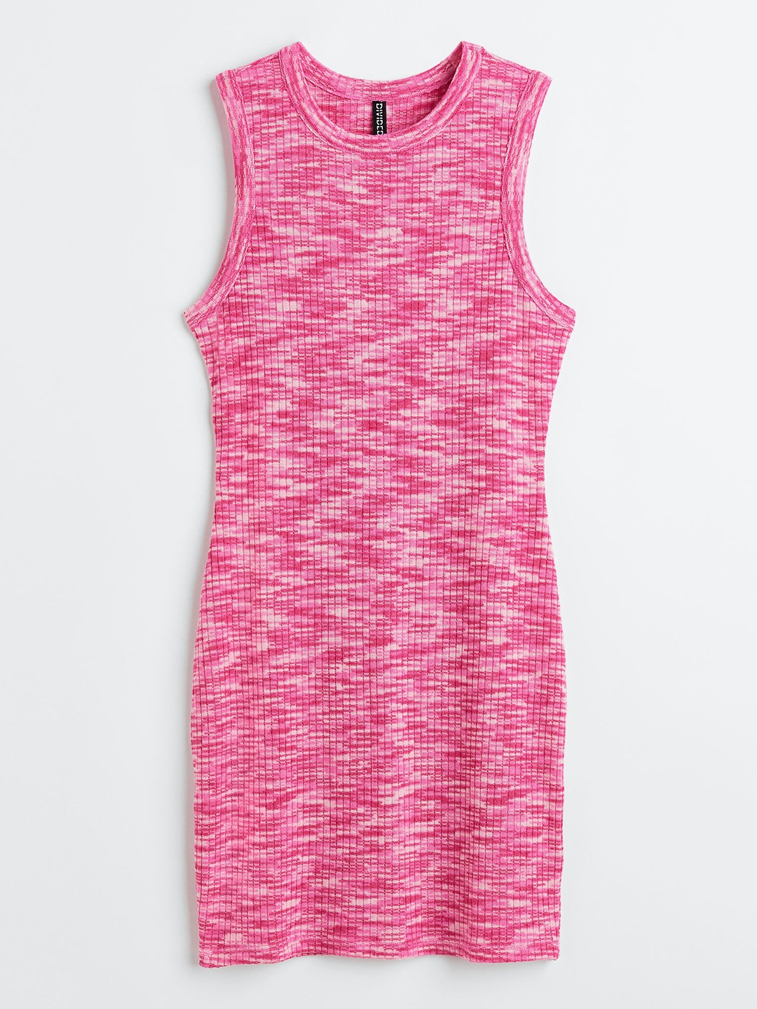 

H&M Women Ribbed Bodycon Dress, Pink