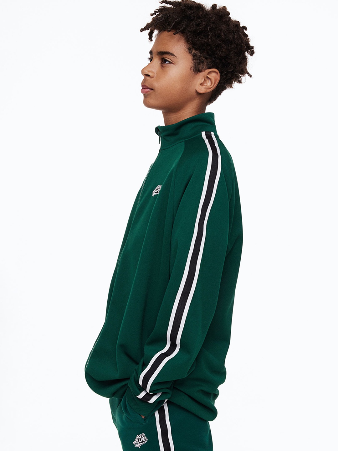 

H&M Boys Track Jacket, Green