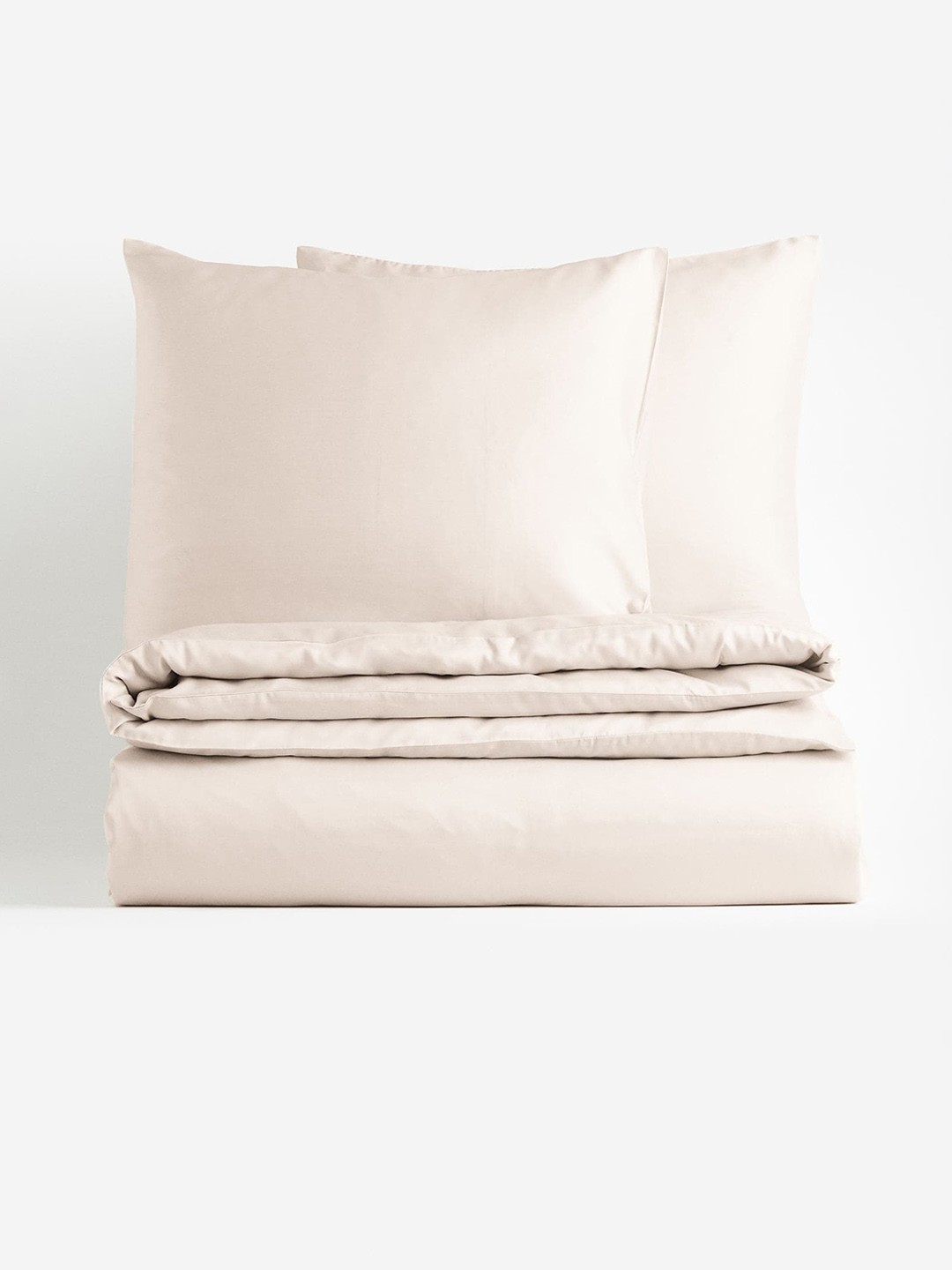 

H&M Beige Double Sateen Duvet Cover