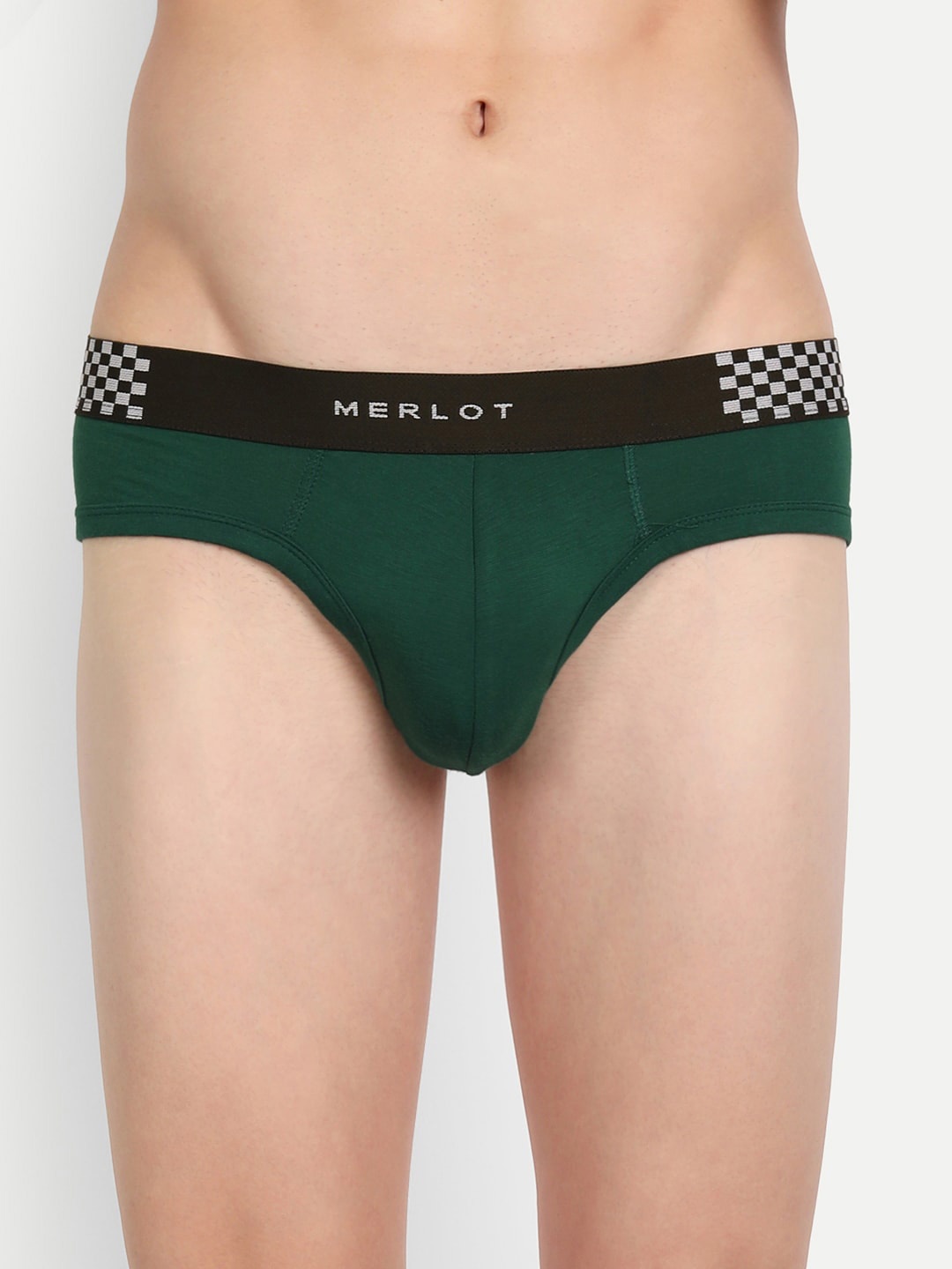 

MERLOT Men Anti-Bacterial Basic Briefs, Green