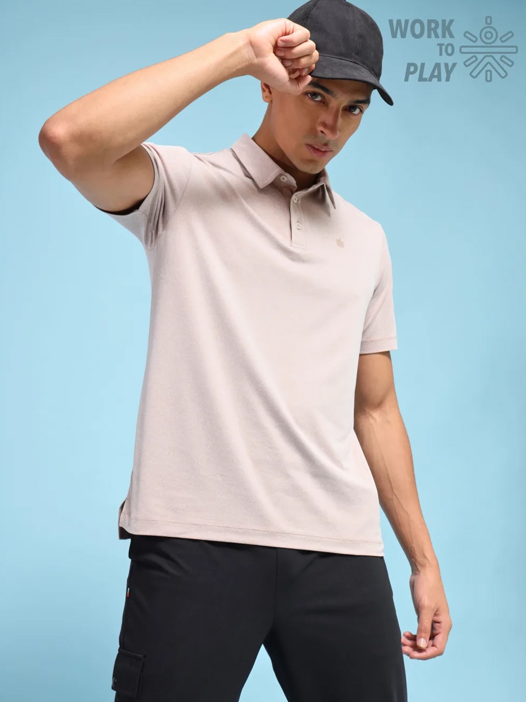 

CULT Classic Comfort Polo T-shirt, Beige
