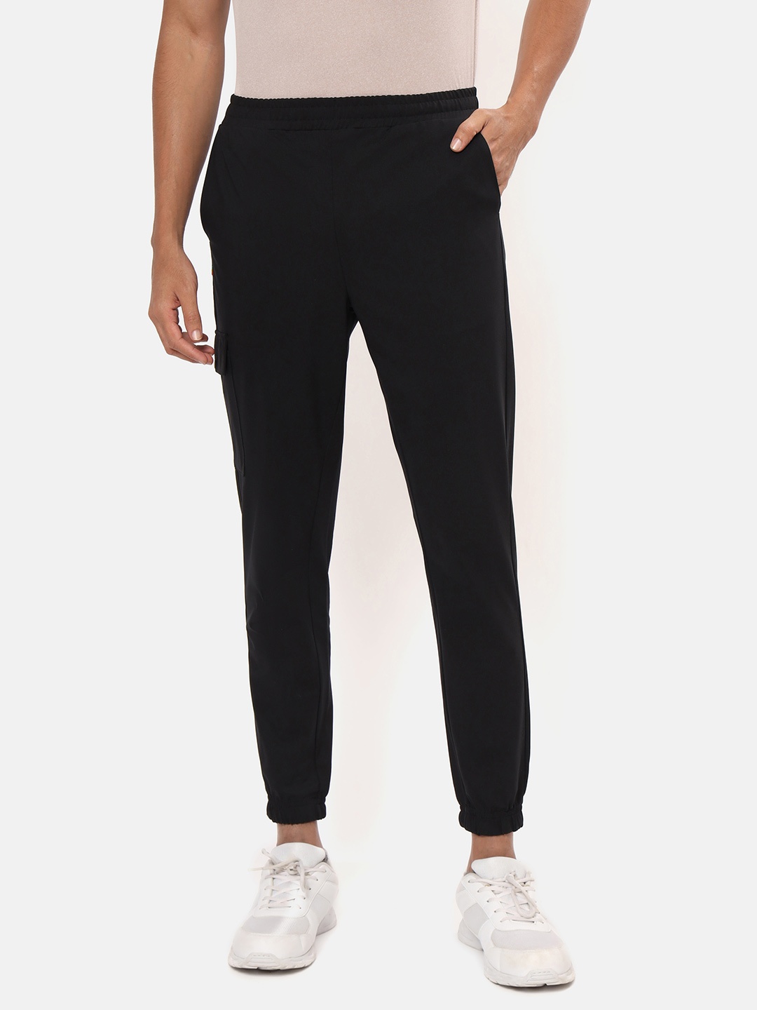 

Cultsport Men 4 Way Stretch Work To Play Comfort Joggers, Black