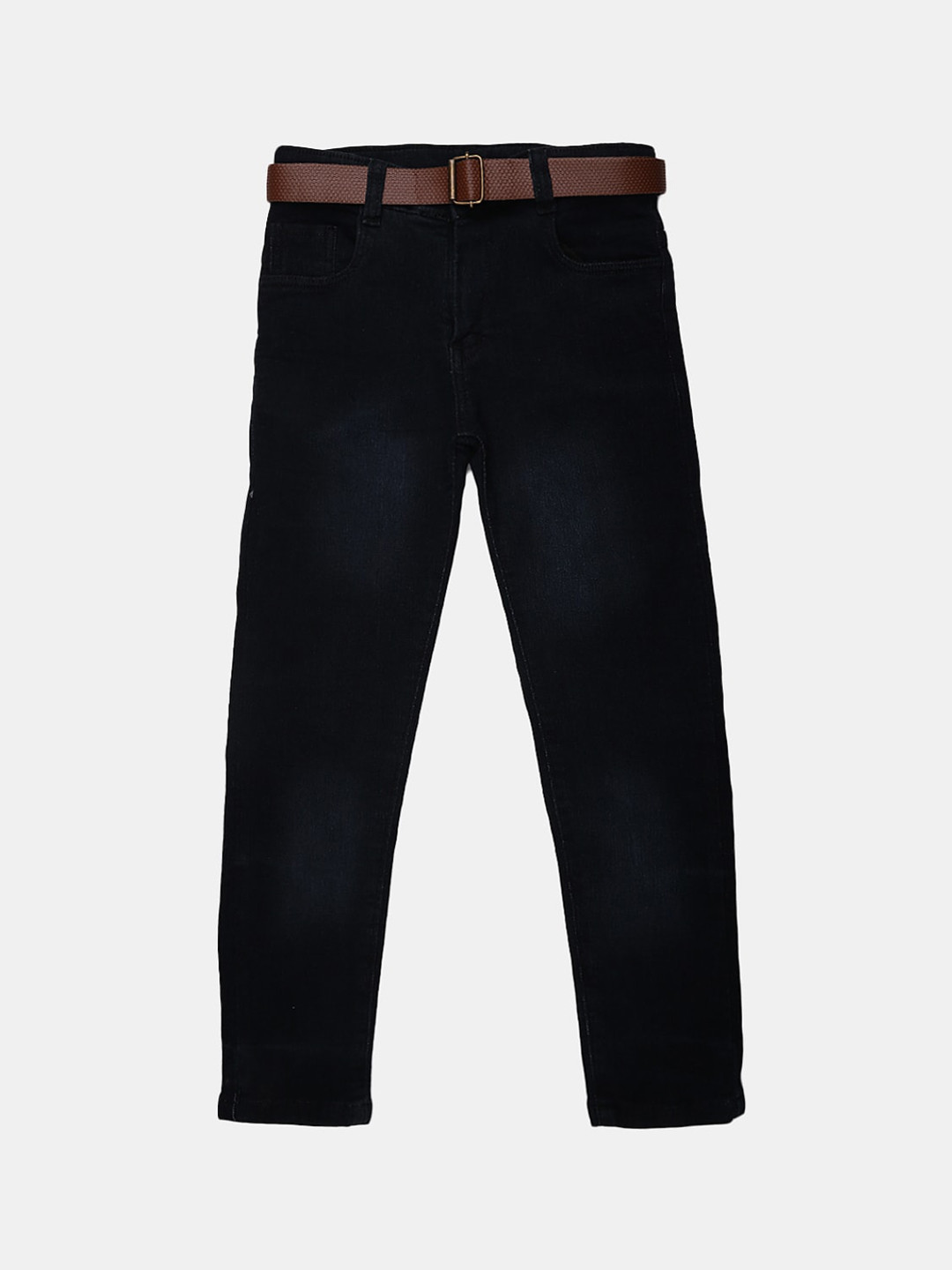 

V-Mart Boys Classic Light Fade Mid-Rise Jeans, Black