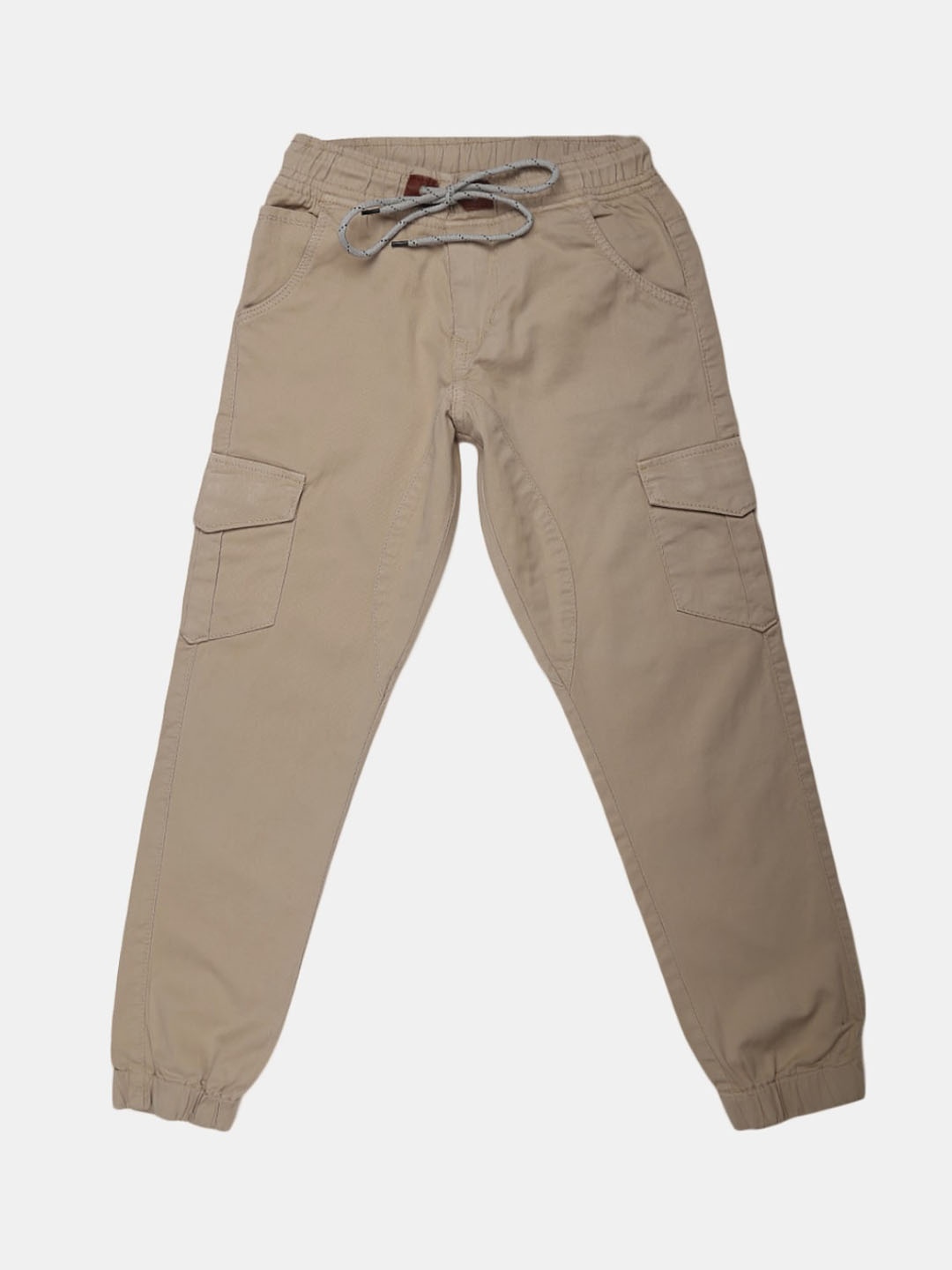 

V-Mart Boys Cotton Classic Mid-Rise Regular Fit Cargo, Beige