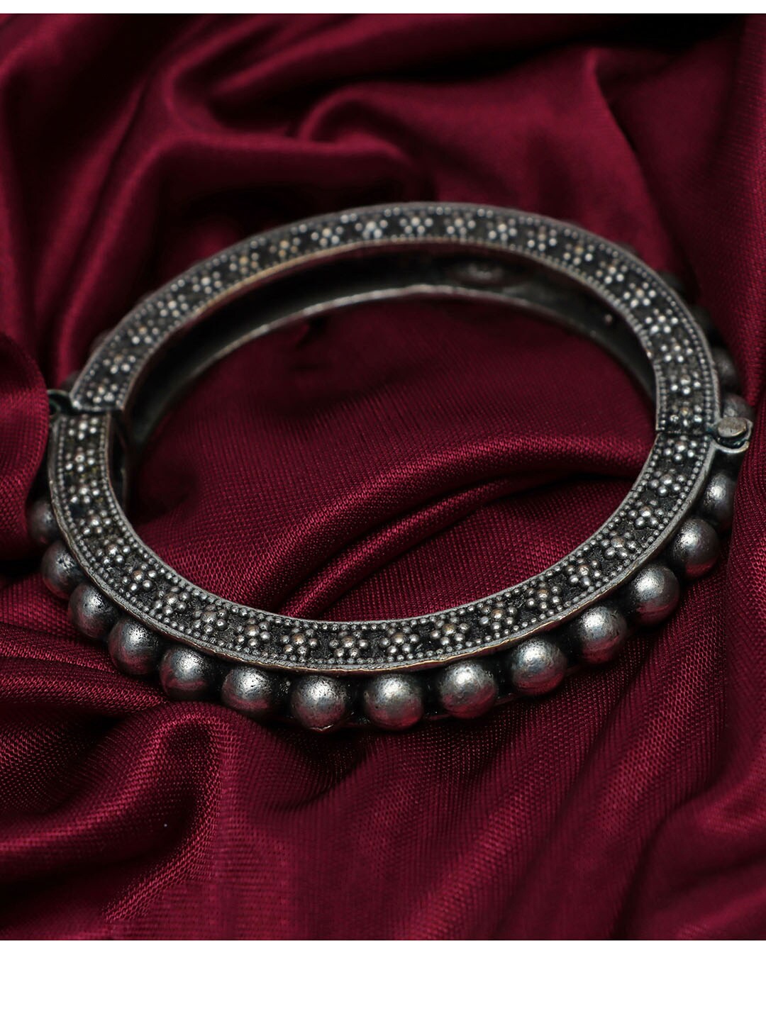 

Ozanoo Women Silver-Plated Bangle-Style Bracelet