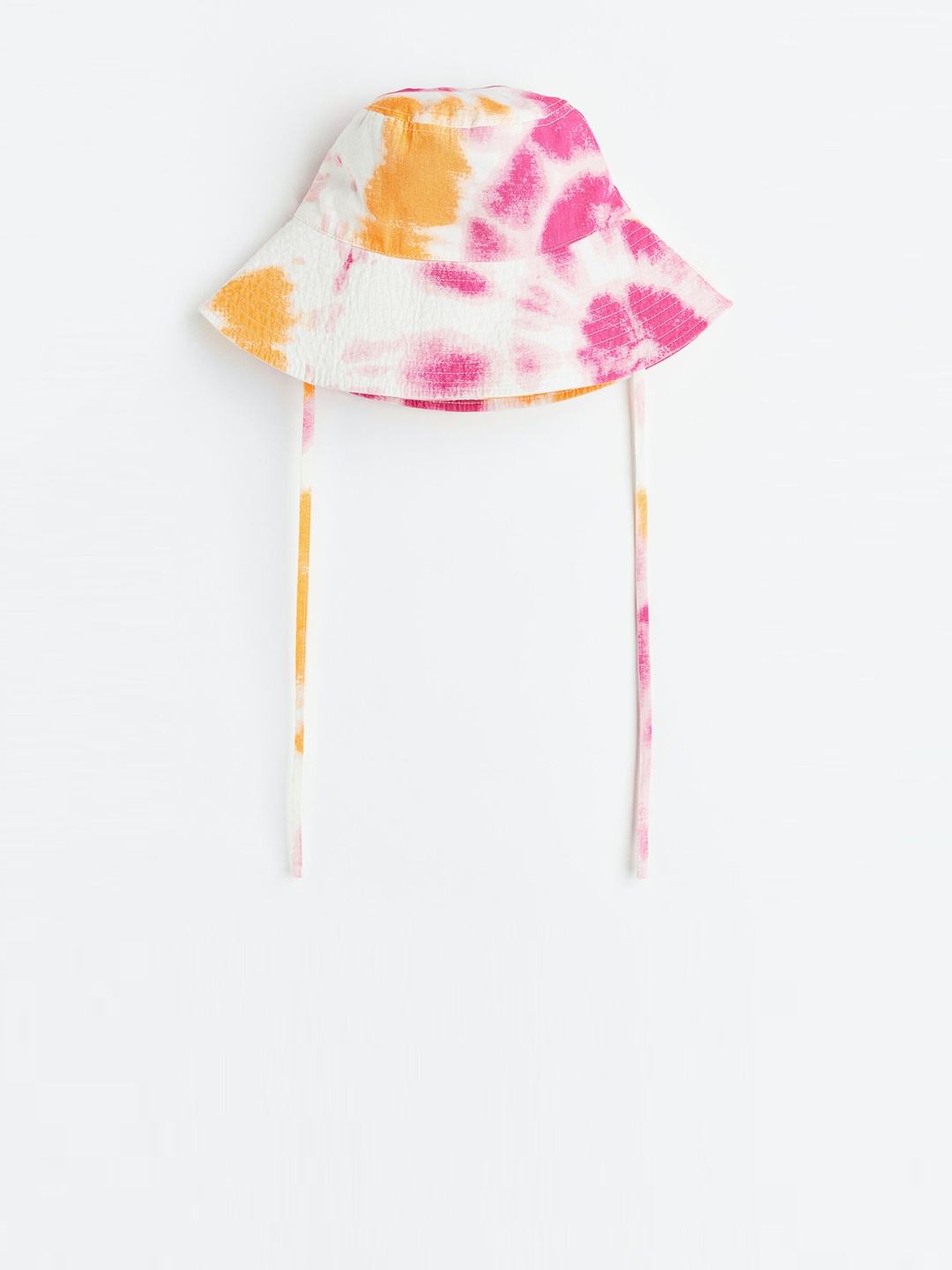 

H&M Women Chin-Strap Bucket Hat, White