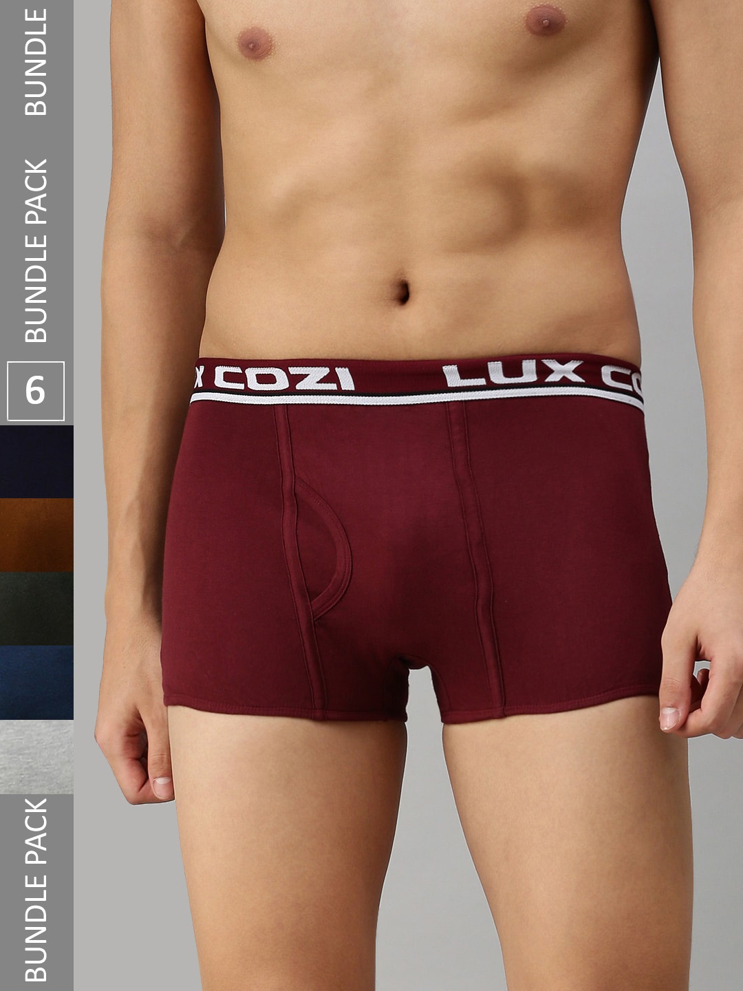

Lux Cozi BIGSHOT Men Pack Of 6 Assorted Short Trunks COZI_BIGSHOT_SLP_ASST_6PC